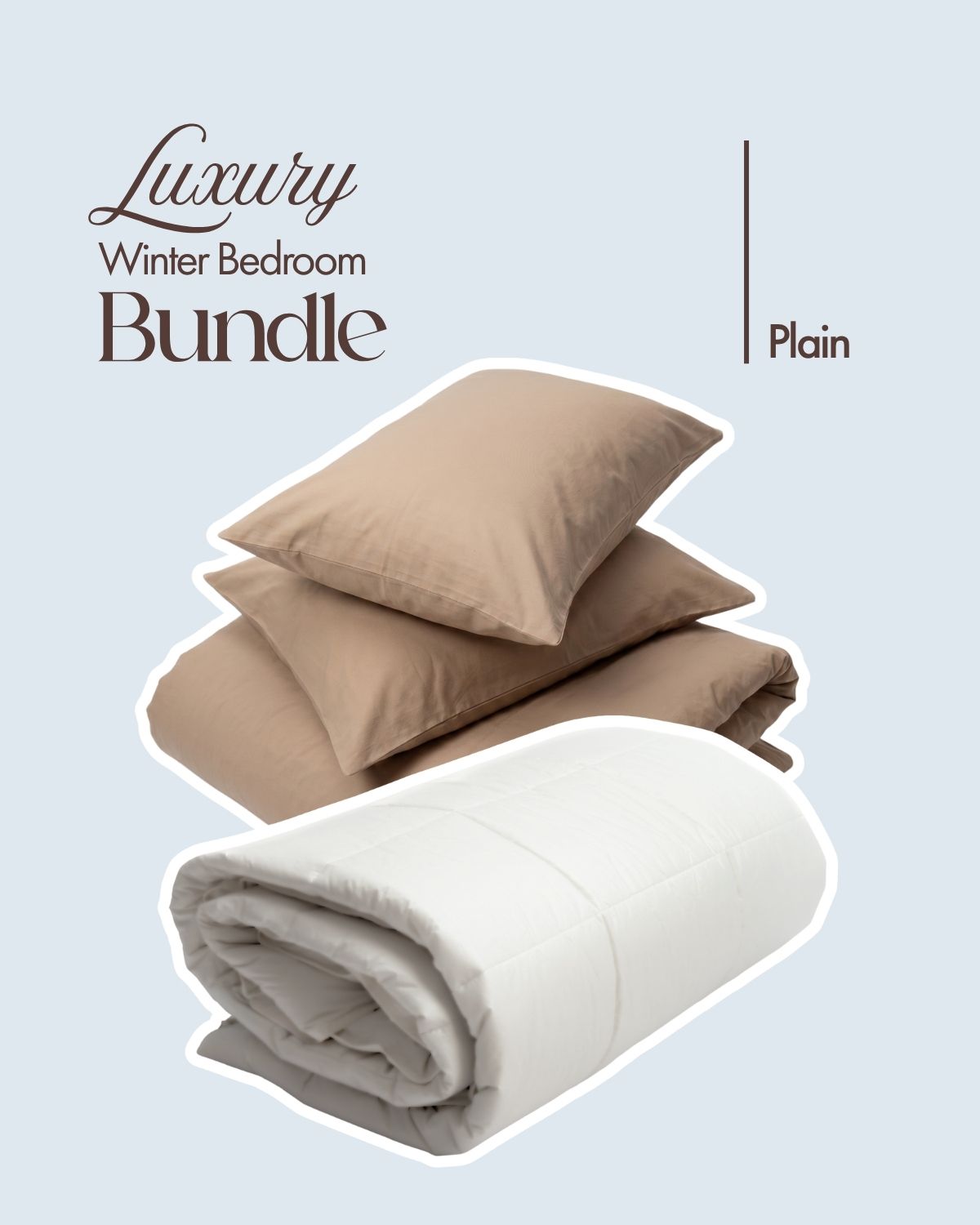 Luxury Winter Bedroom Bundle - Plain