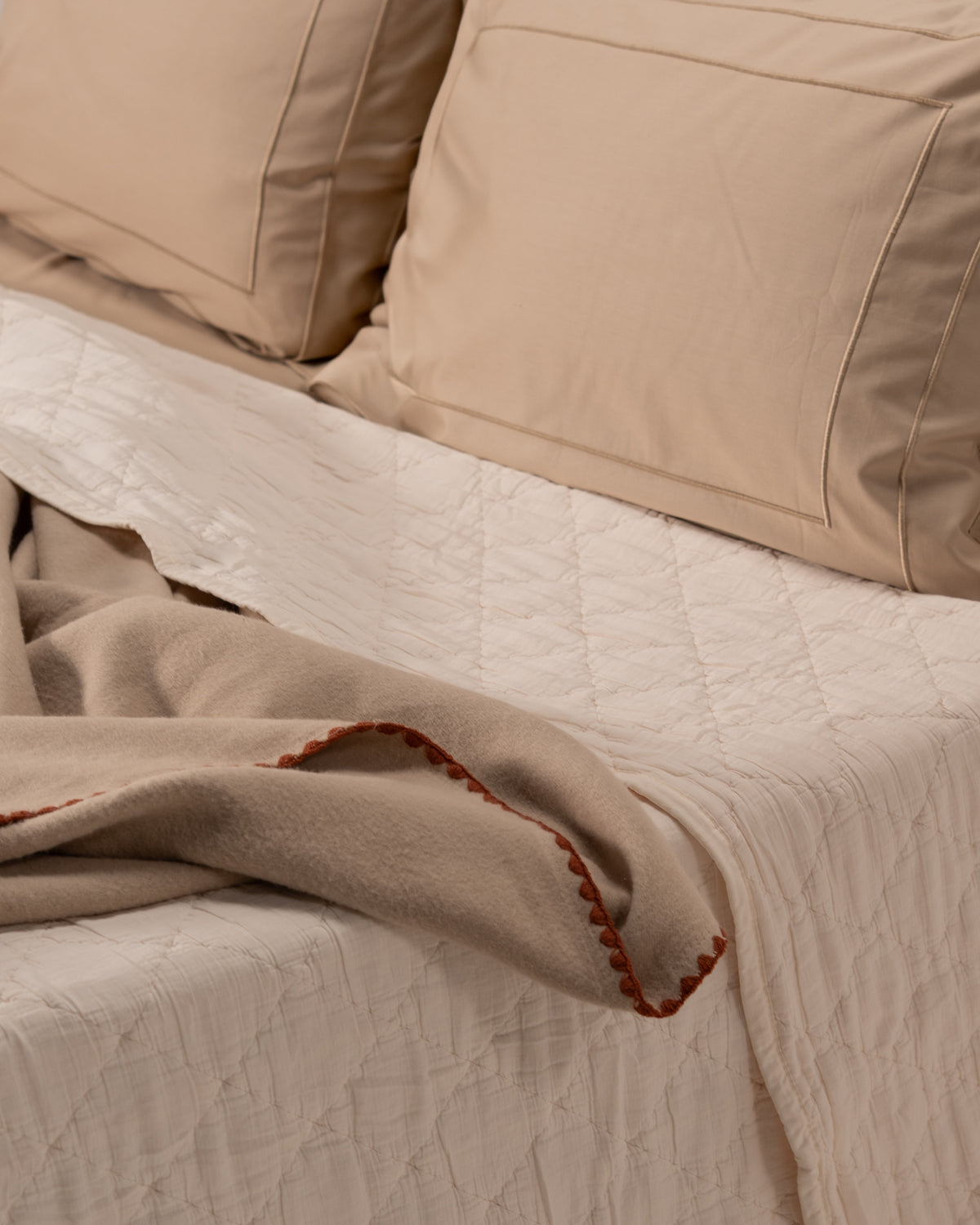 Blanket - Crochet Border - Egyptian Cotton