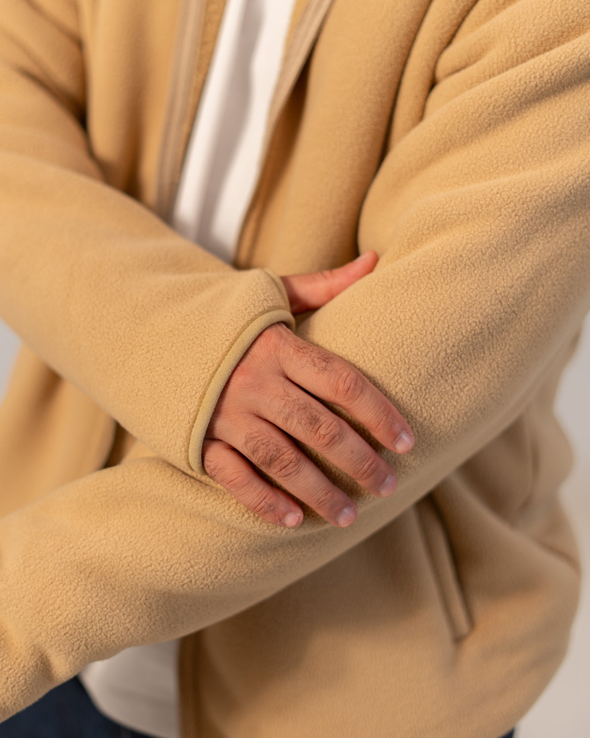 Full-Zip Fleece Jacket - Hooded