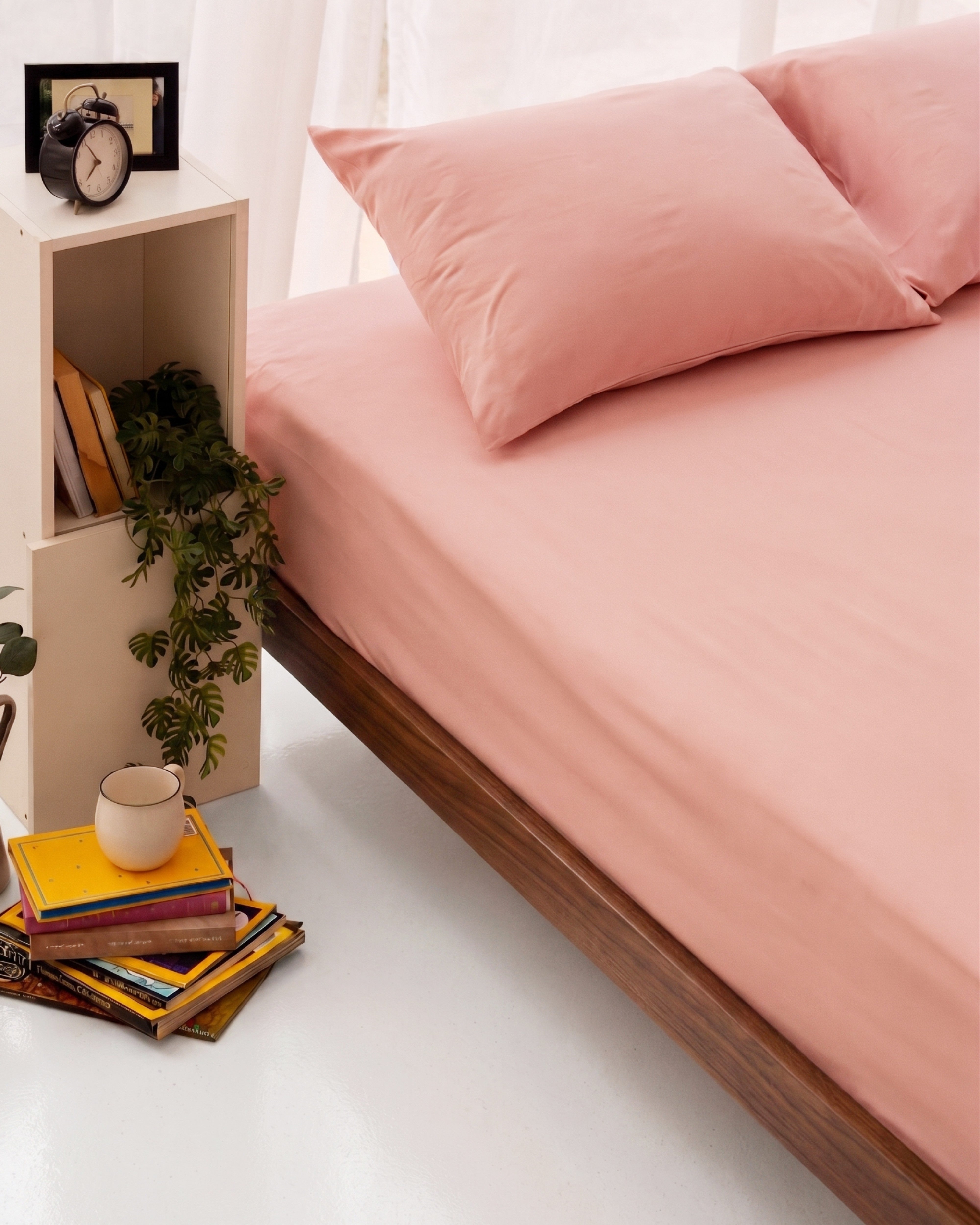Bedsheet Set - Fitted - Non-Wrinkle