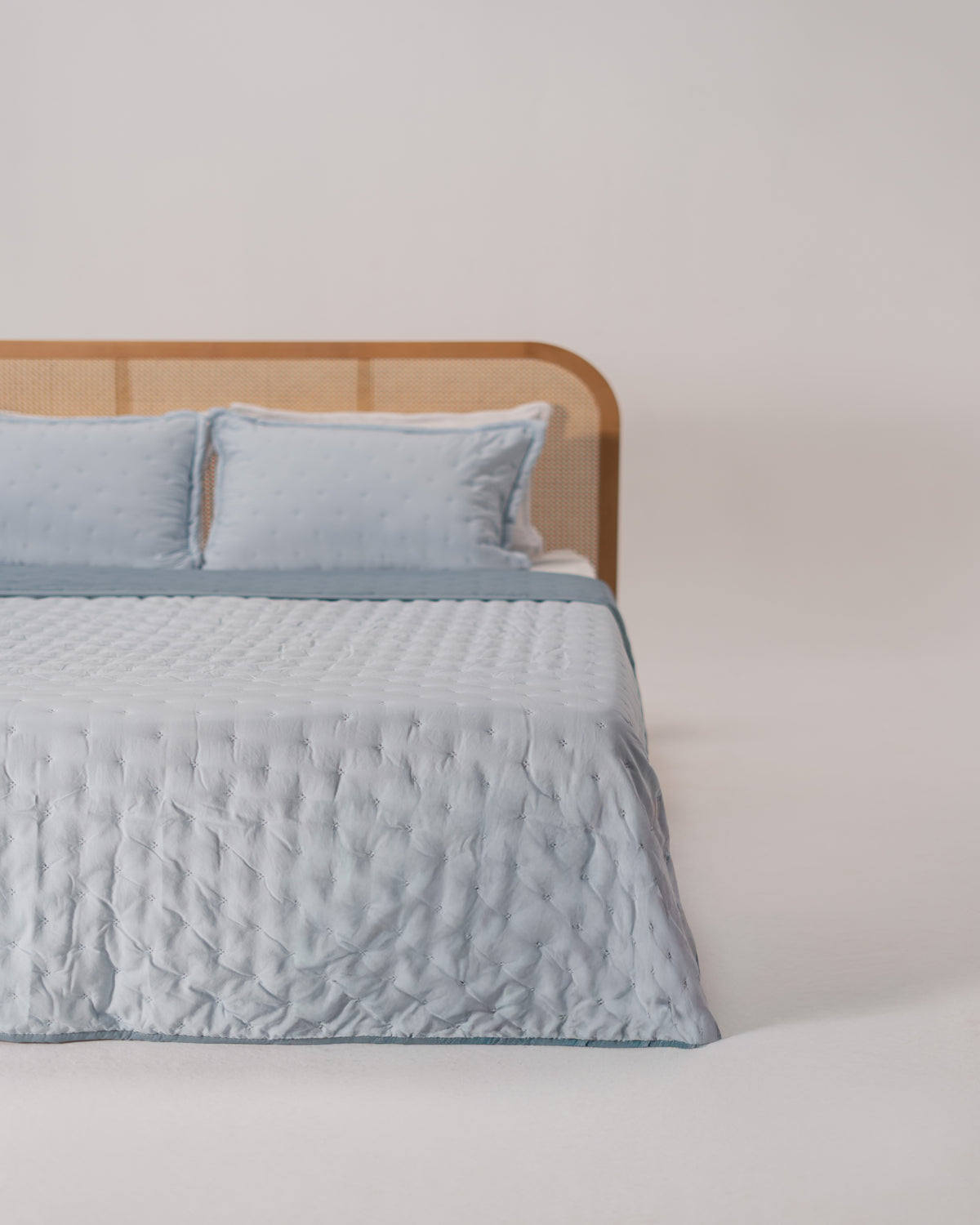 Double-Face Capitonné Quilt Set - Microfiber