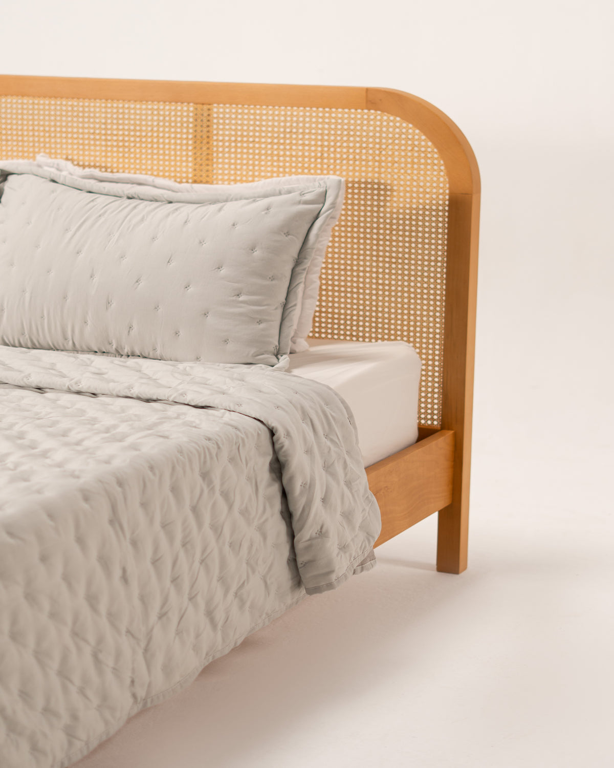 Double-Face Capitonné Quilt Set - Microfiber