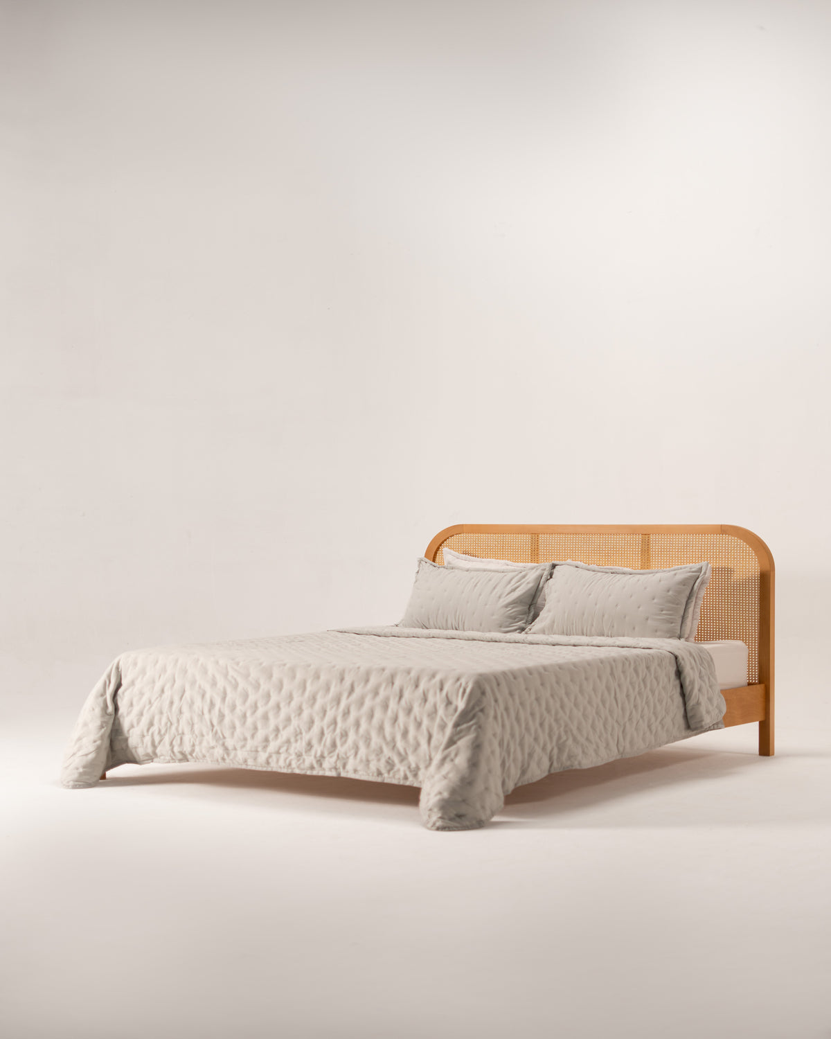 Double-Face Capitonné Quilt Set - Microfiber