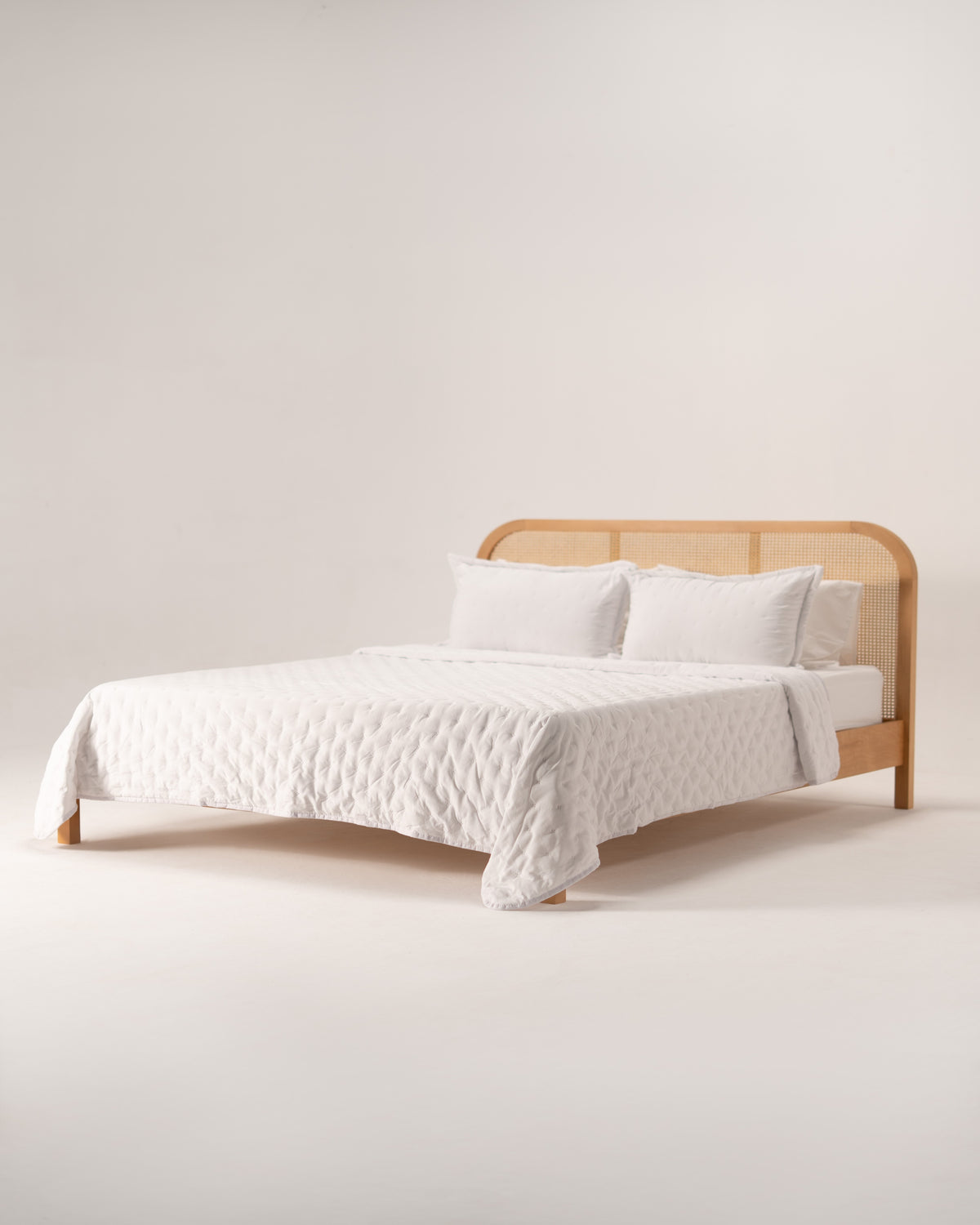 Double-Face Capitonné Quilt Set - Microfiber