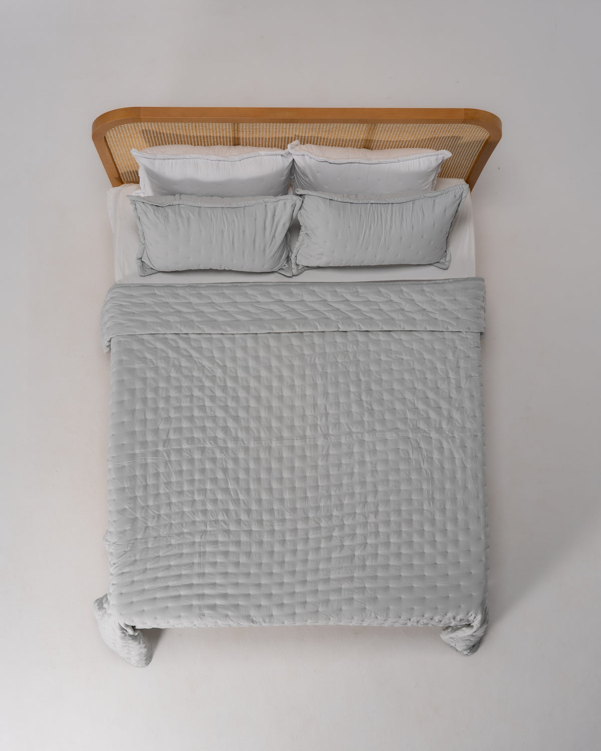 Double-Face Capitonné Quilt Set - Microfiber