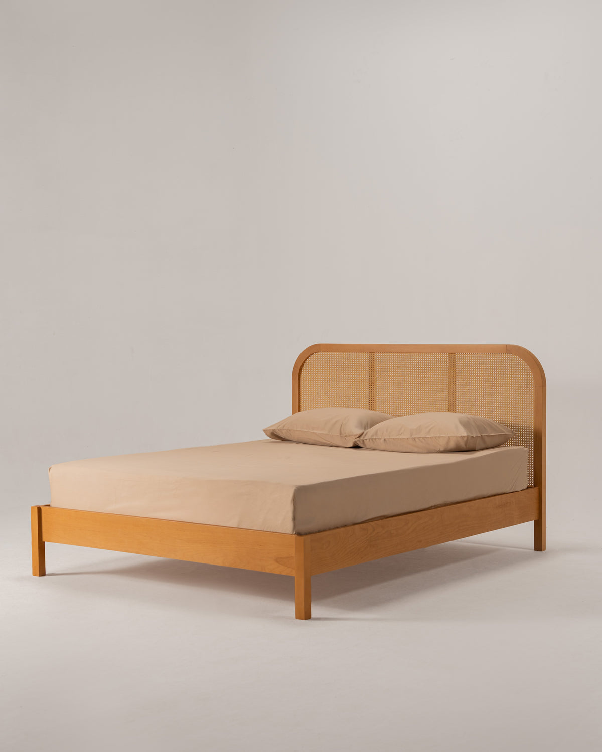 Bedsheet Set - Flat - Plain - Egyptian Cotton - Sateen