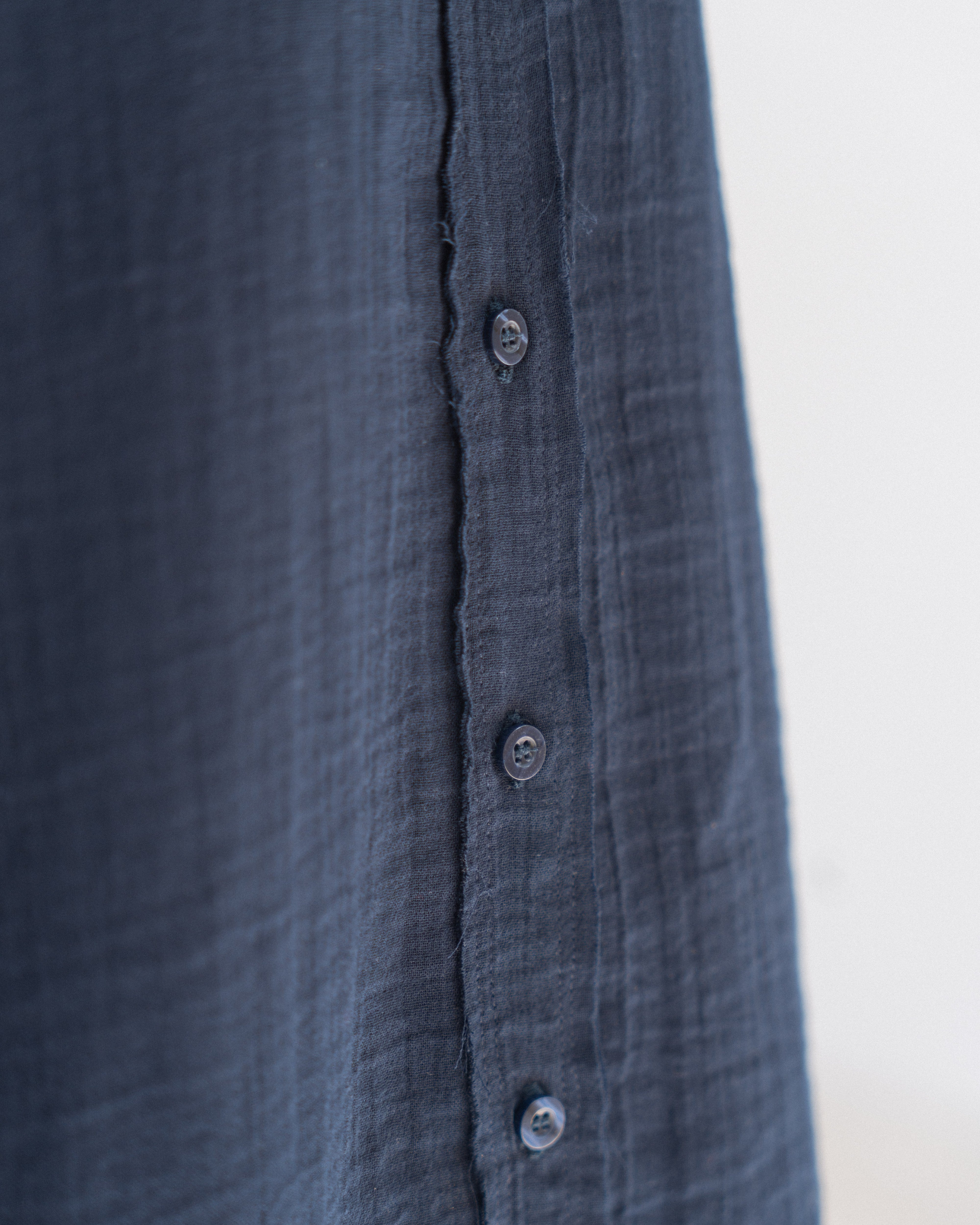 Relaxed Cotton Gauze Shirt - Long Sleeve