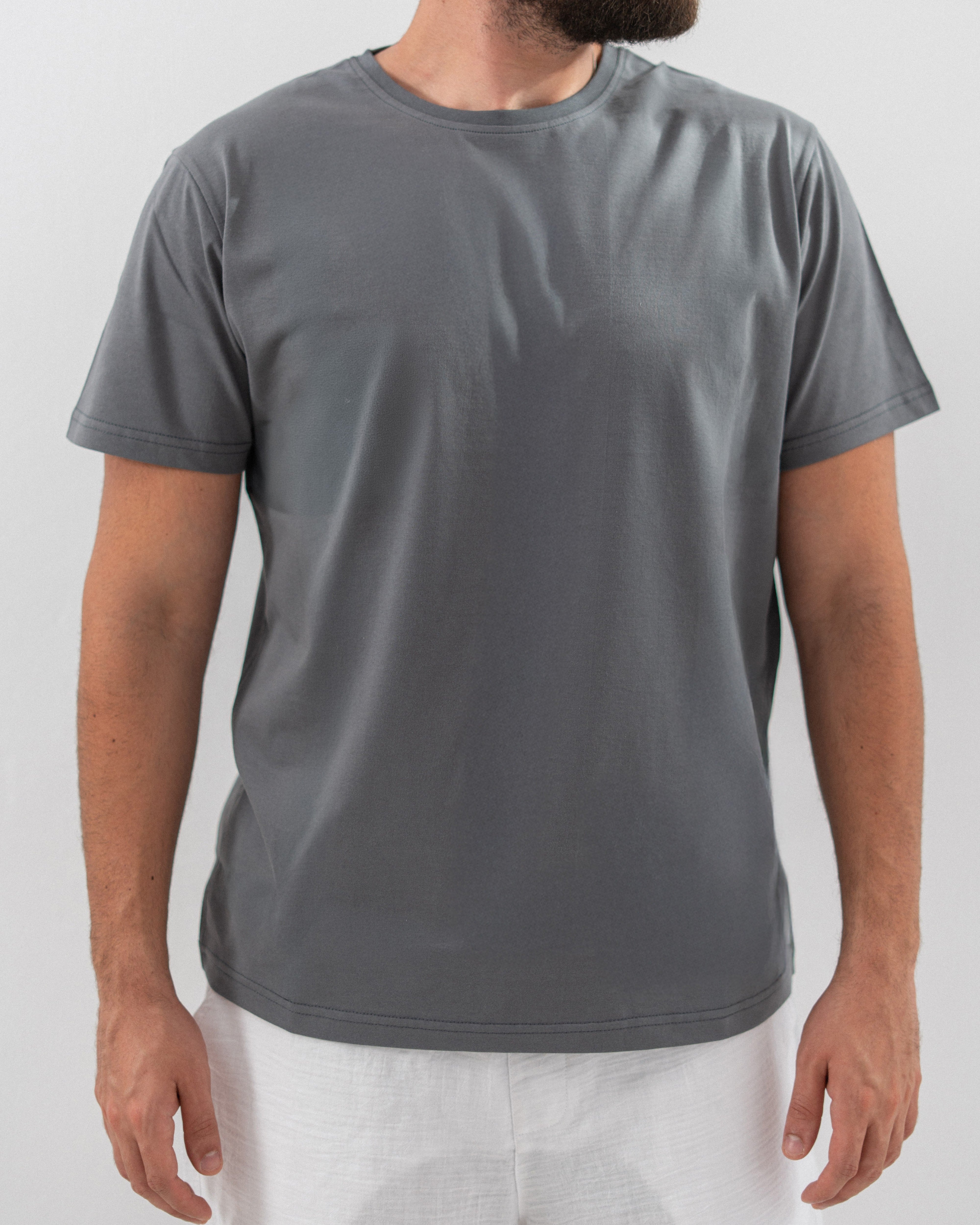 Regular Cotton T-shirt - Crew Neck