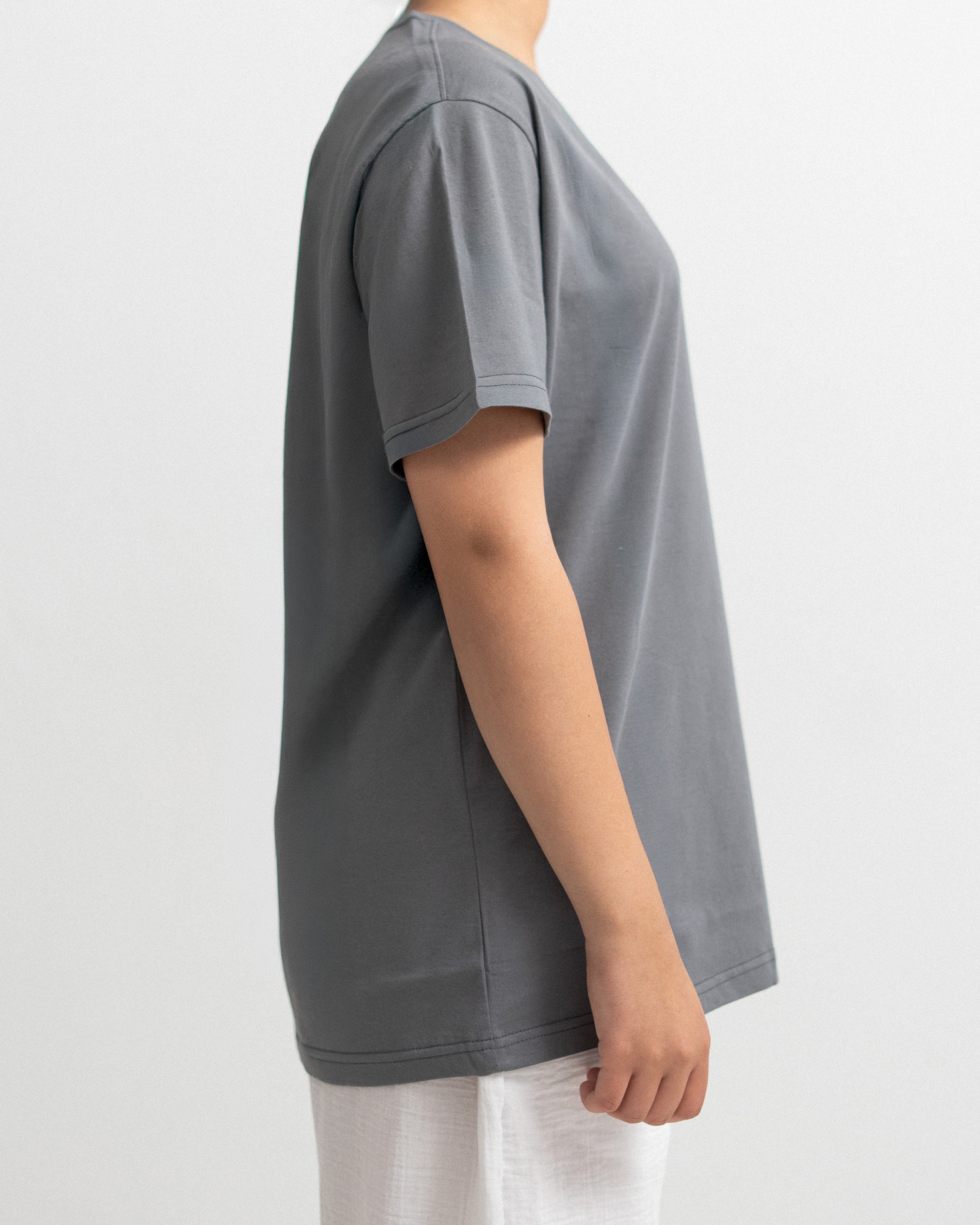 Regular Cotton T-shirt - V Neck