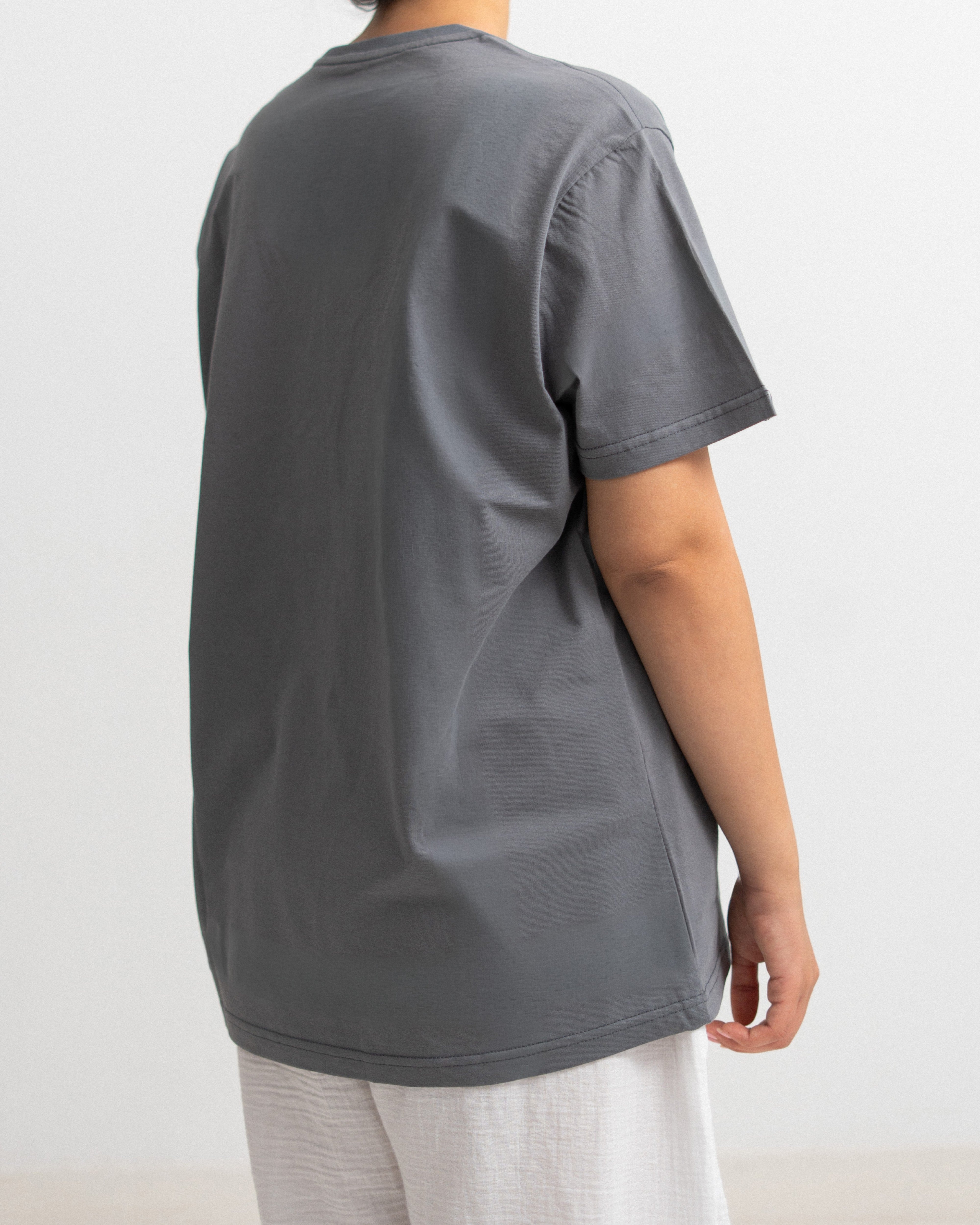 Regular Cotton T-shirt - V Neck