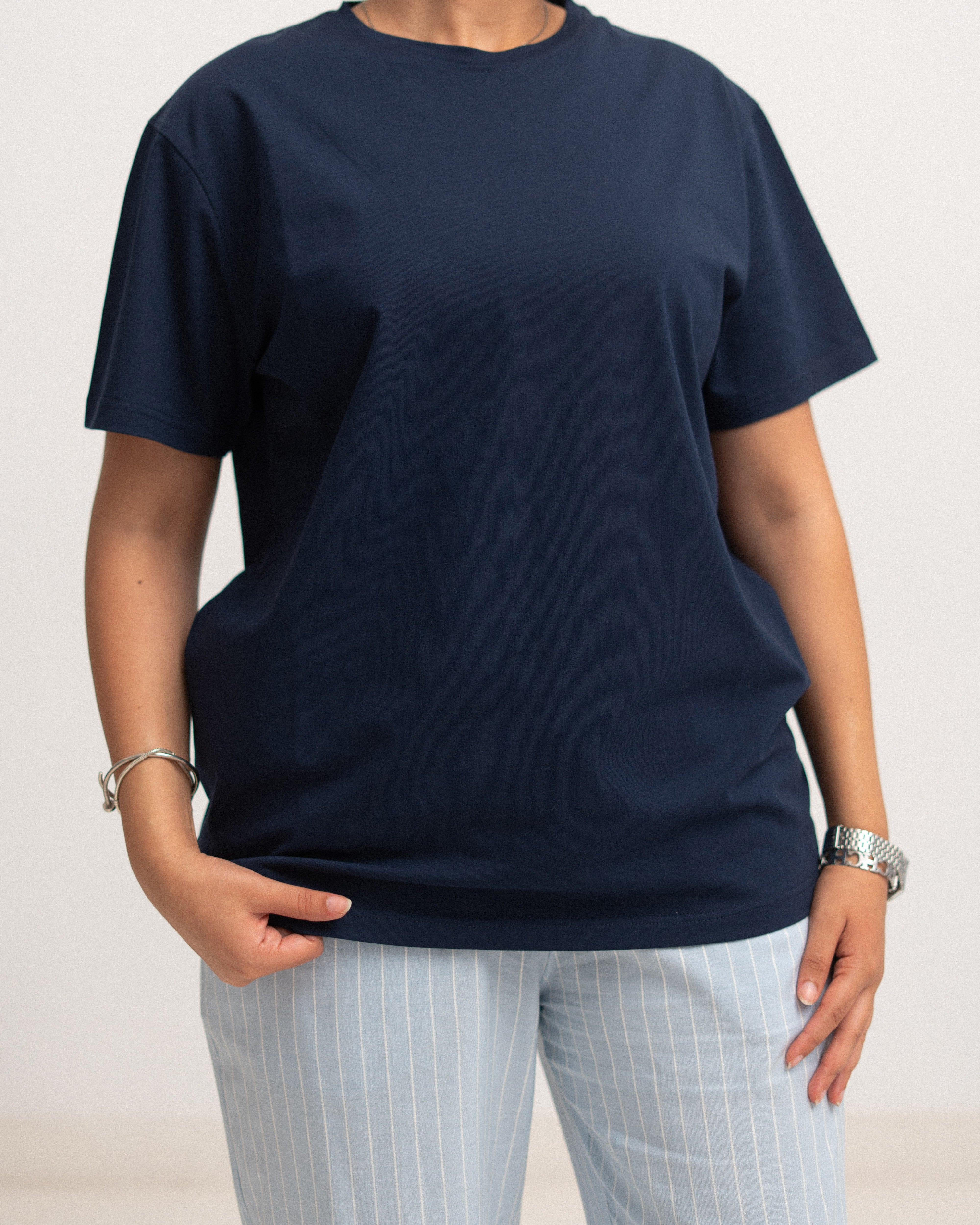 Regular Cotton T-shirt - Crew Neck