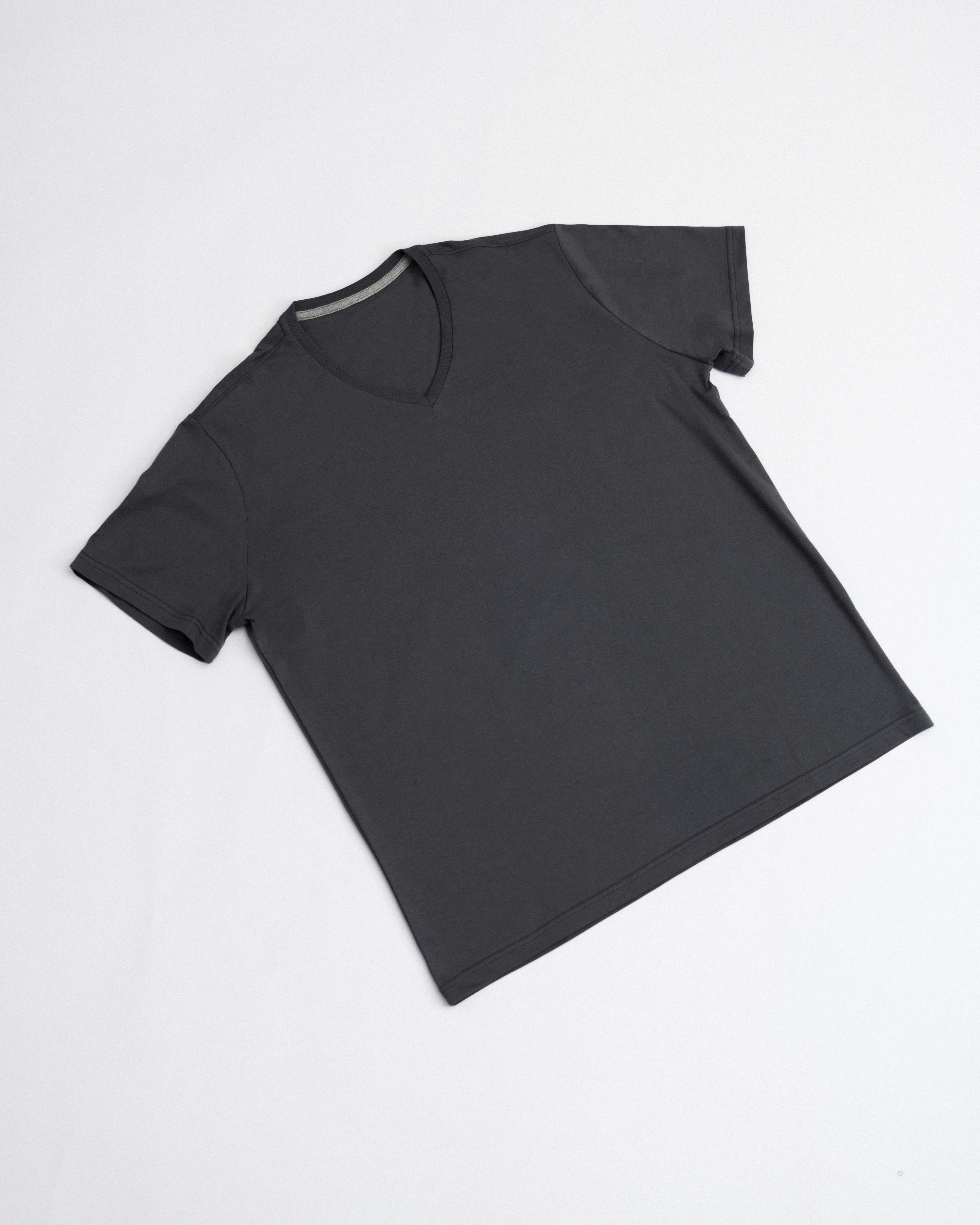 Regular Cotton T-shirt - V Neck