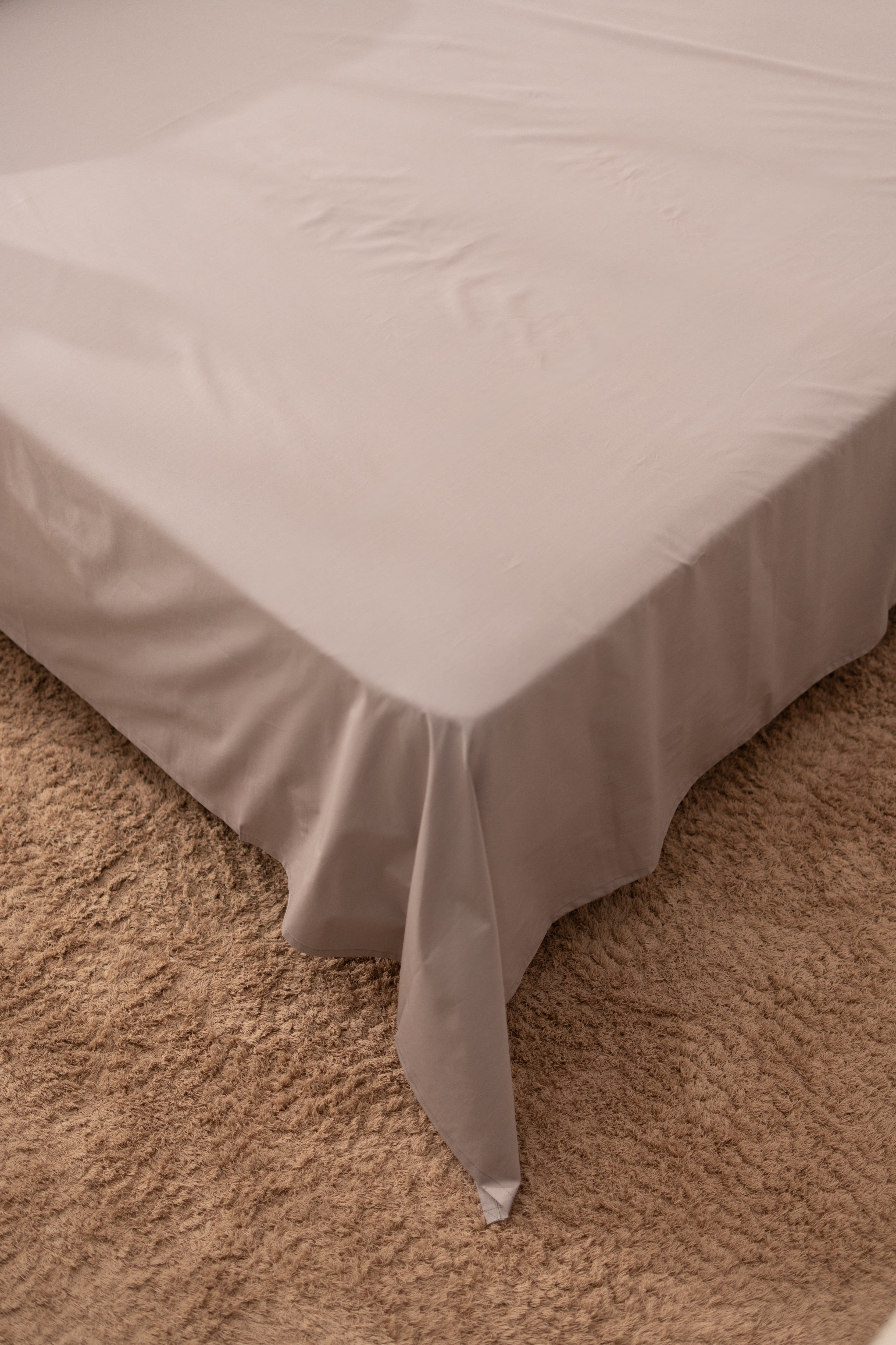 Bedsheet Set - Flat - Plain - Egyptian Cotton