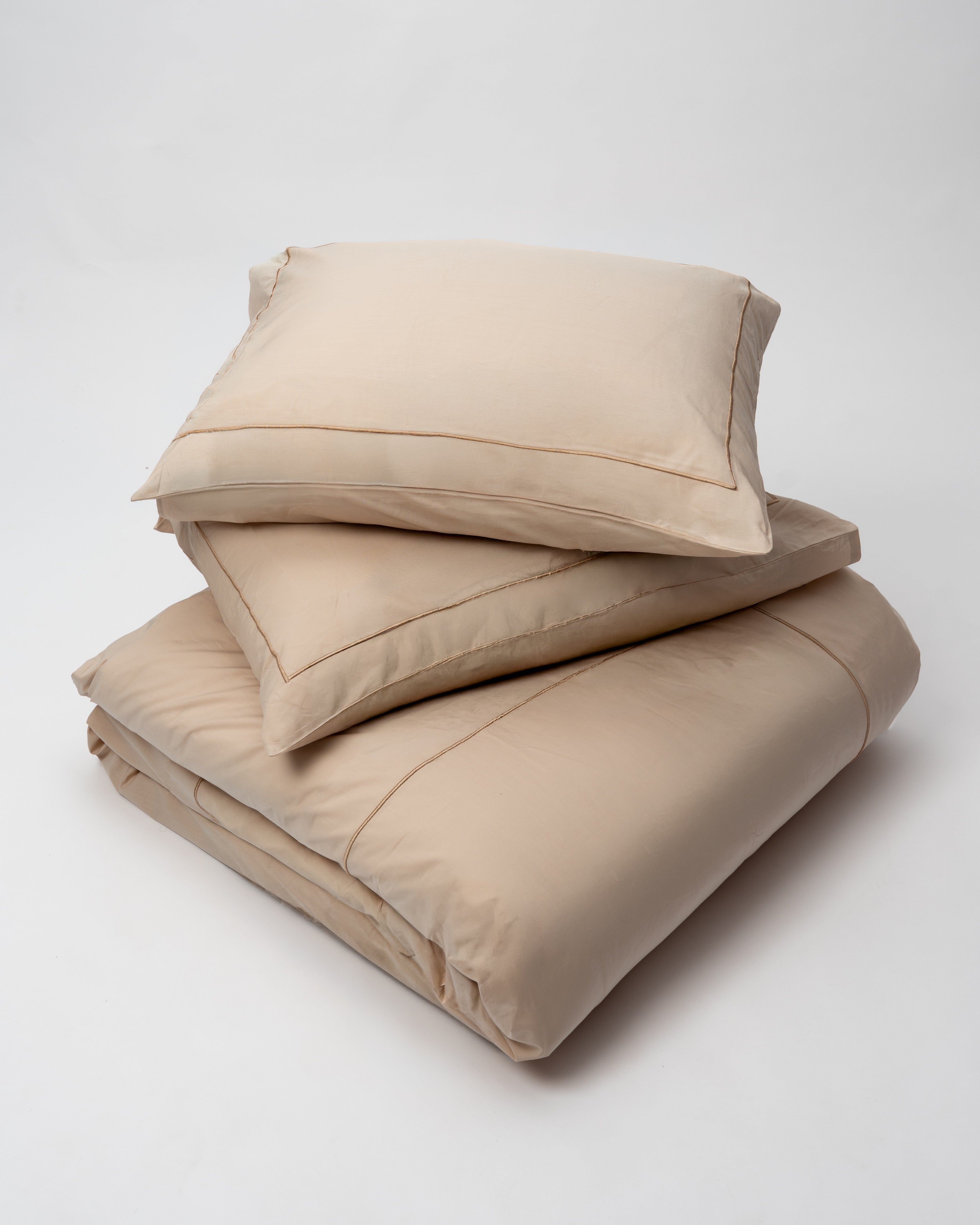 Duvet Cover Set - Single Frame Embroidery - Egyptian Cotton