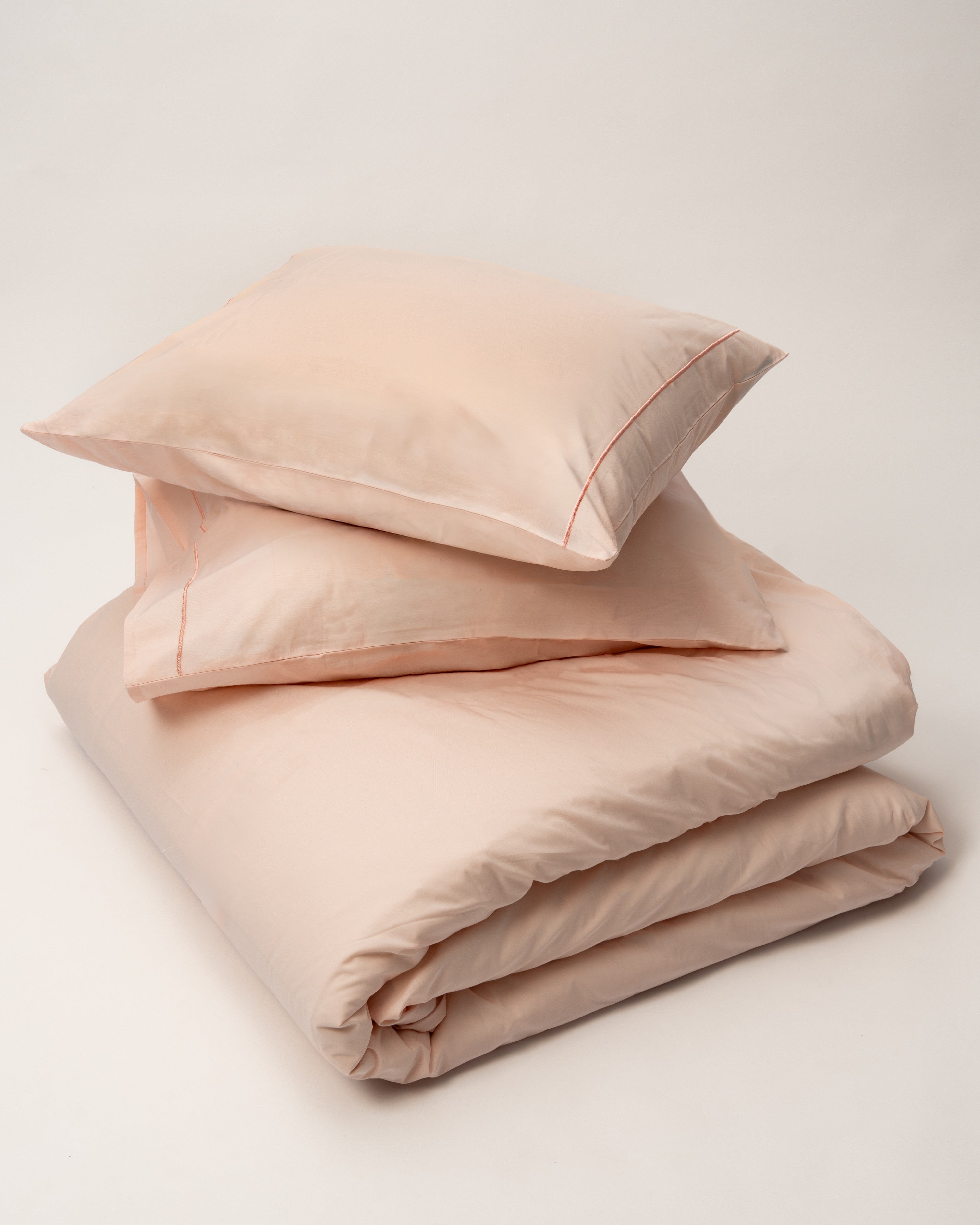 Duvet Cover Set - Single Line Embroidery - Egyptian Cotton