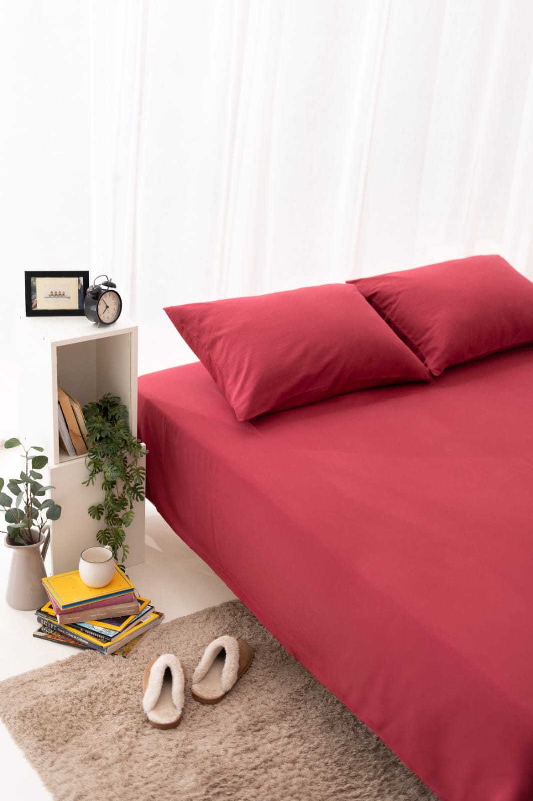Bedsheet Set - Flat - Non-Wrinkle