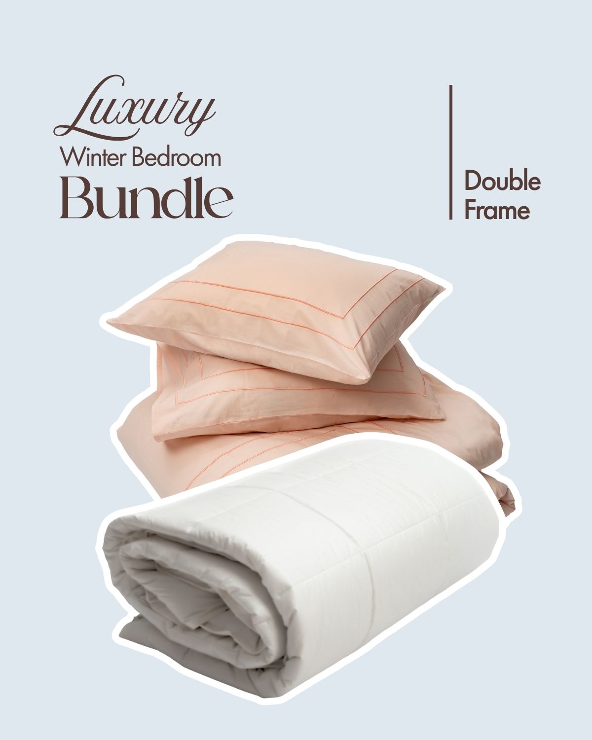 Luxury Winter Bedroom Bundle - Double Frame
