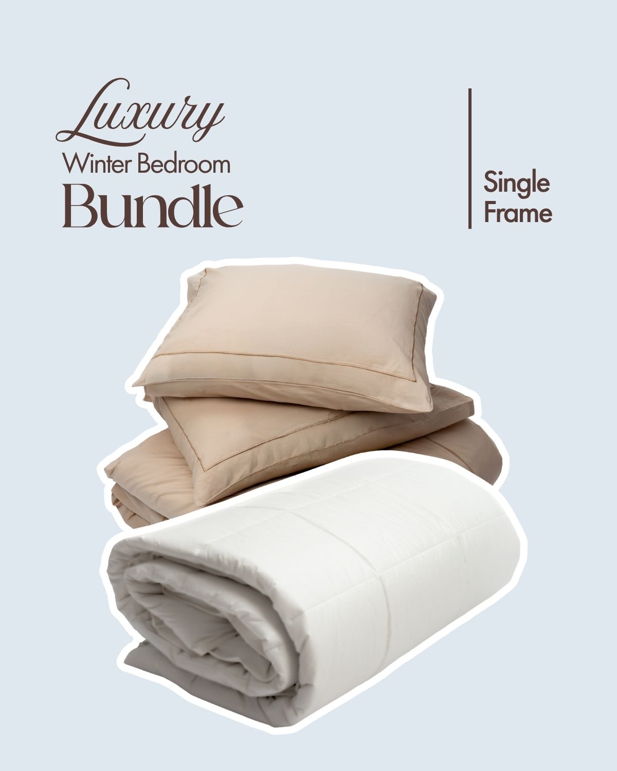 Luxury Winter Bedroom Bundle - Single Frame