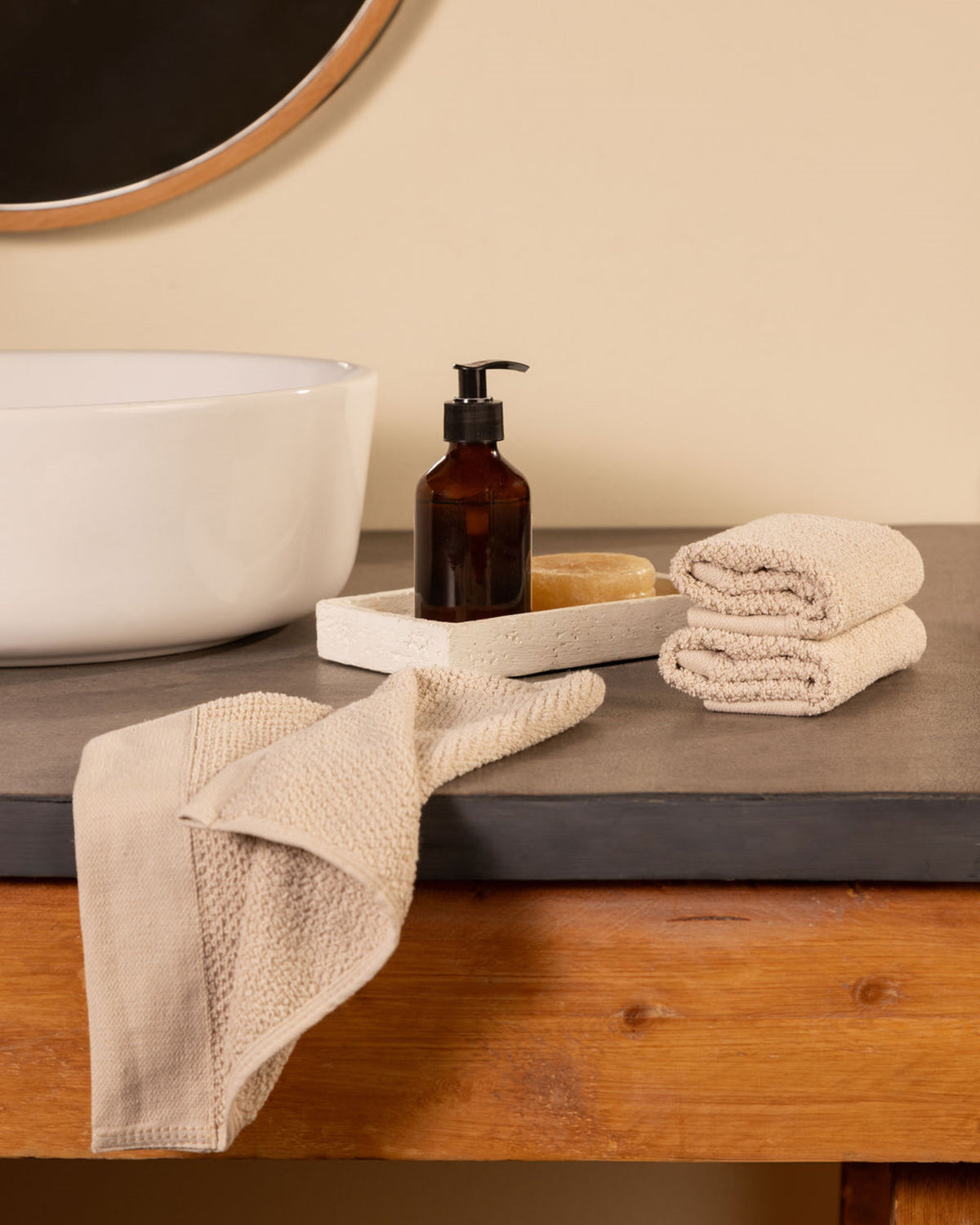 Hand Towel 600 GSM - Textured Greek Cotton
