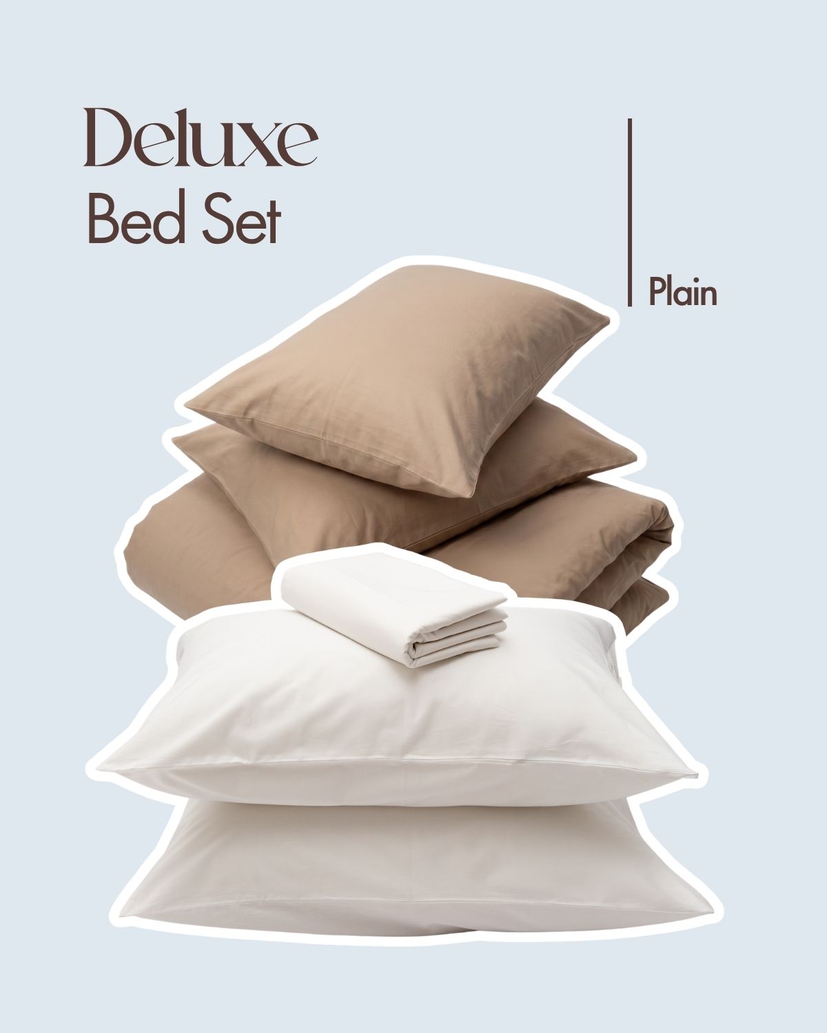 Deluxe Bed Set - Plain