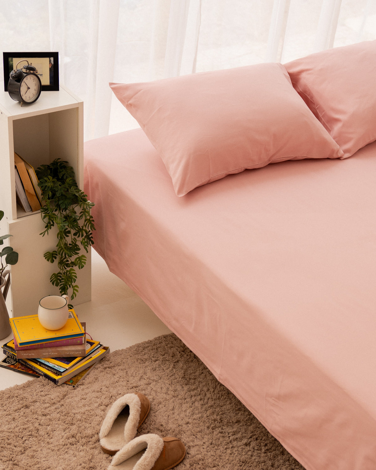 Bedsheet Set - Flat - Non-Wrinkle