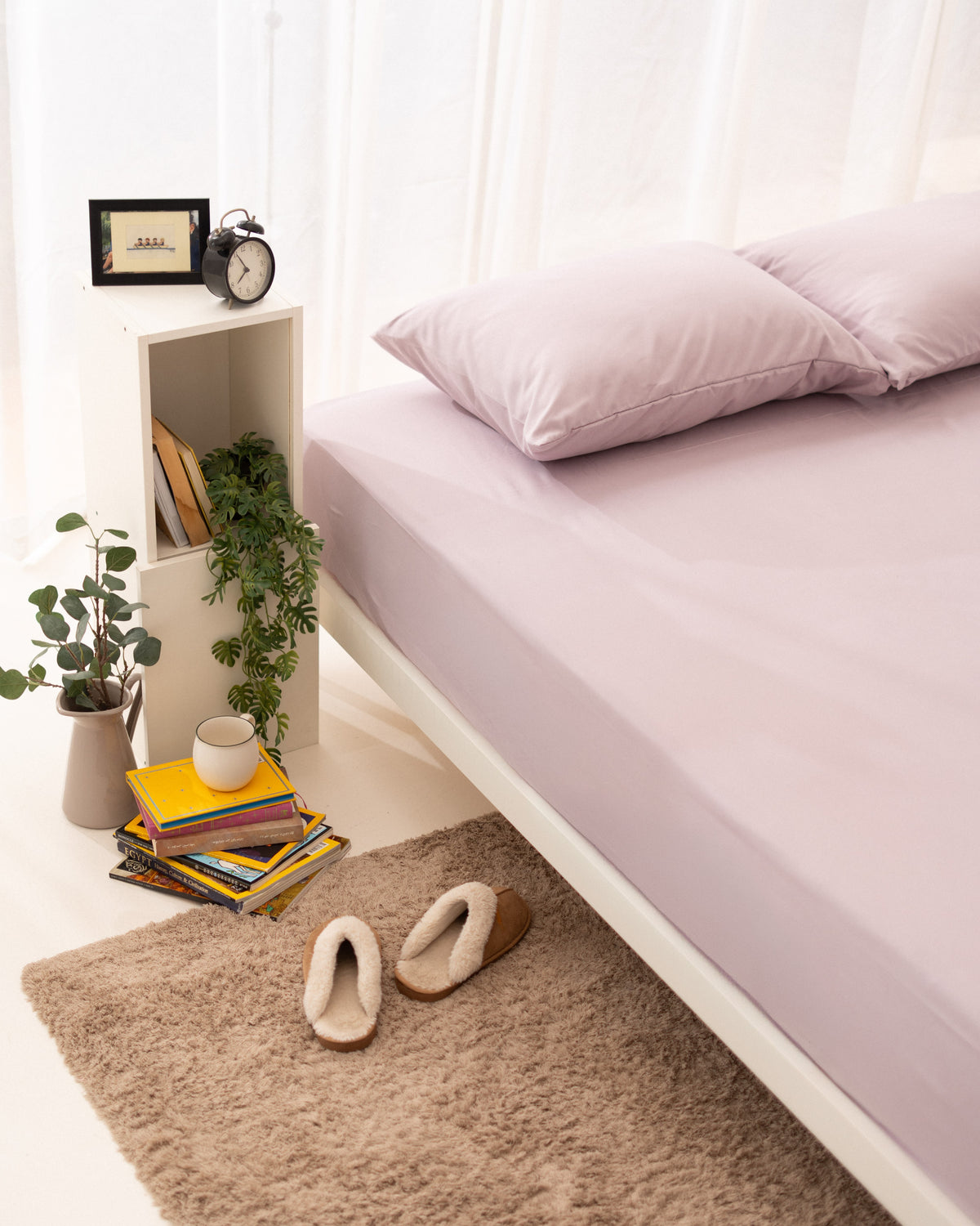 Bedsheet Set - Fitted - Non-Wrinkle