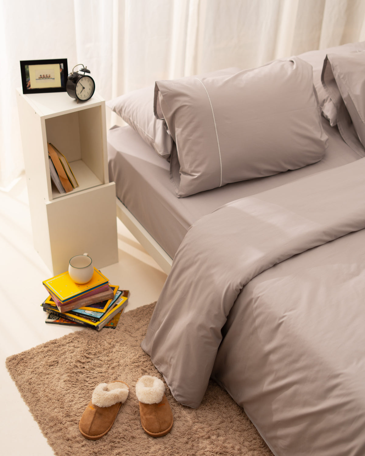 Duvet Cover Set - Plain - Egyptian Cotton
