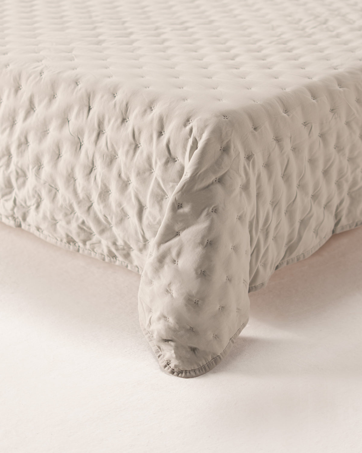 Double-Face Capitonné Quilt Set - Microfiber