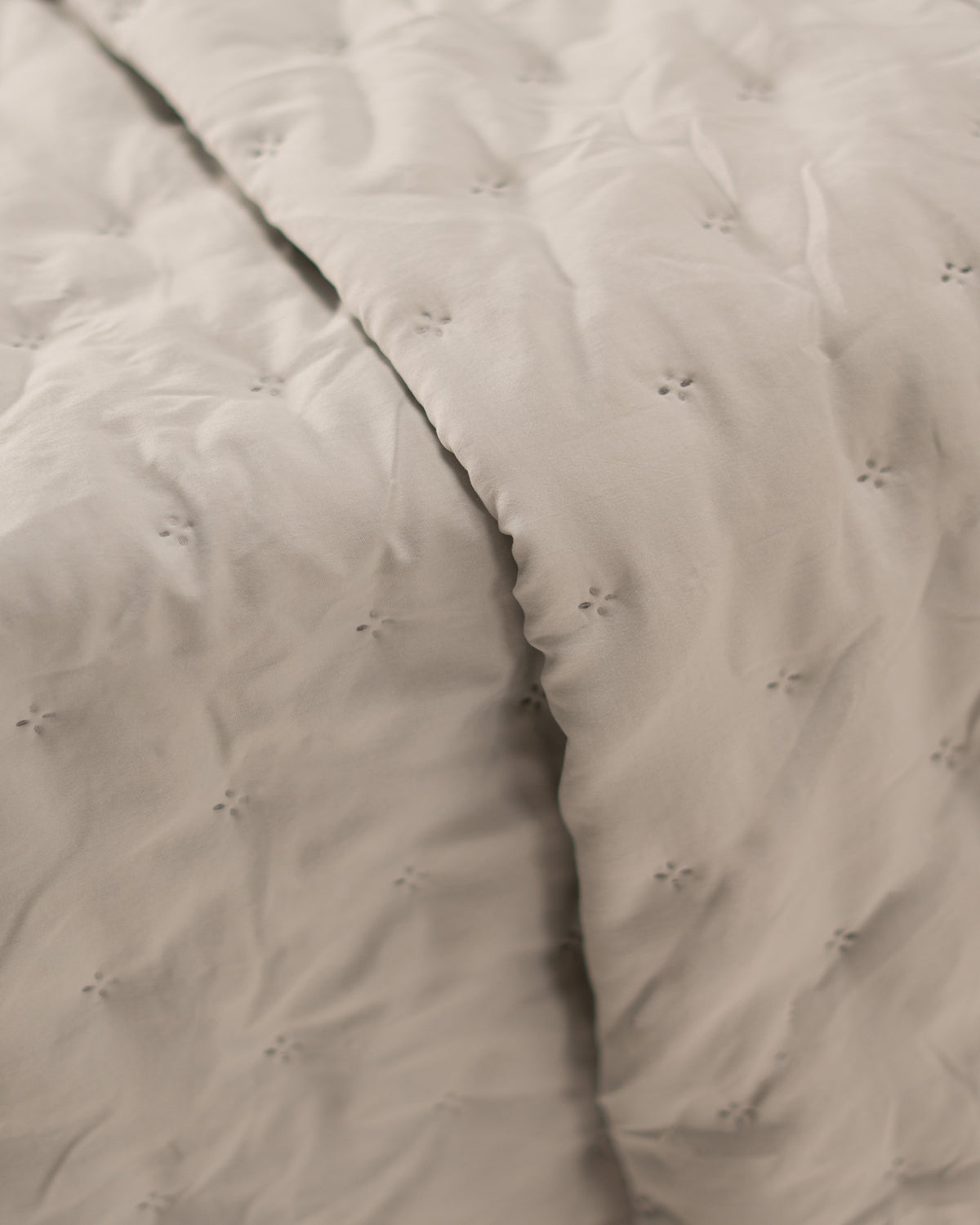 Double-Face Capitonné Quilt Set - Microfiber