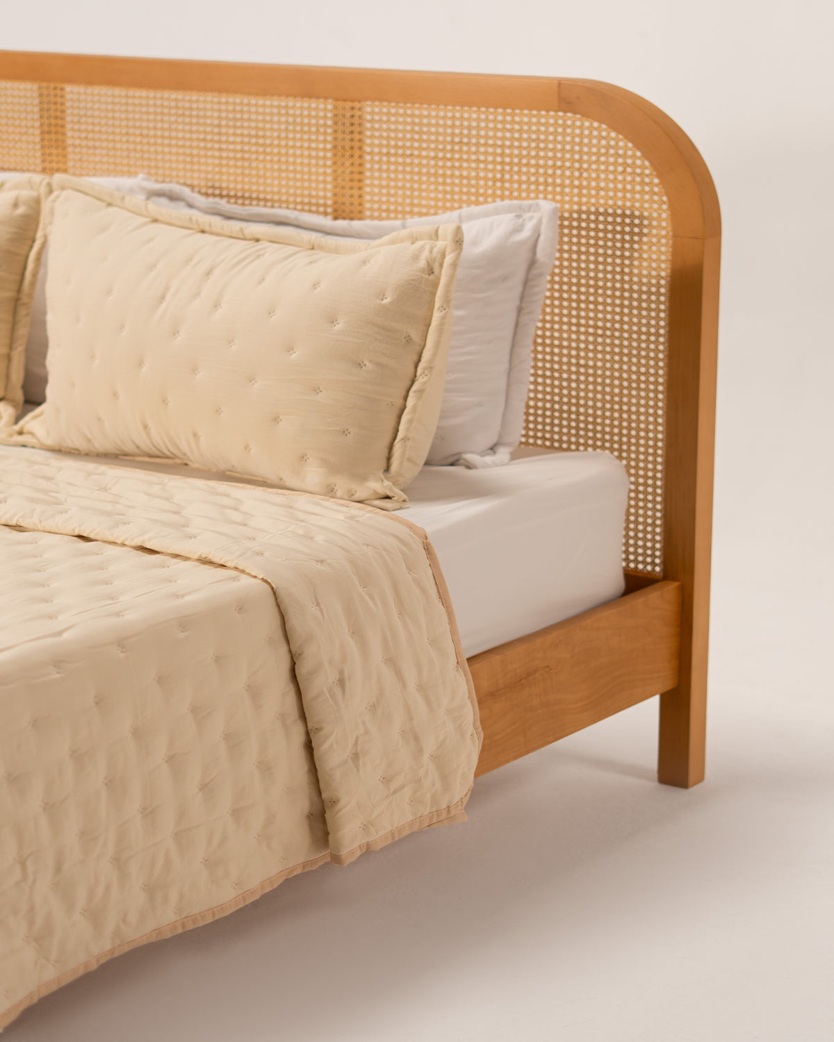 Double-Face Capitonné Quilt Set - Microfiber
