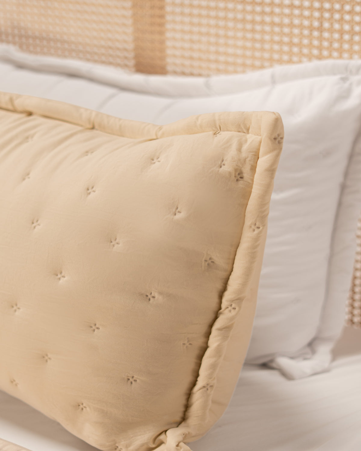Double-Face Capitonné Quilt Set - Microfiber