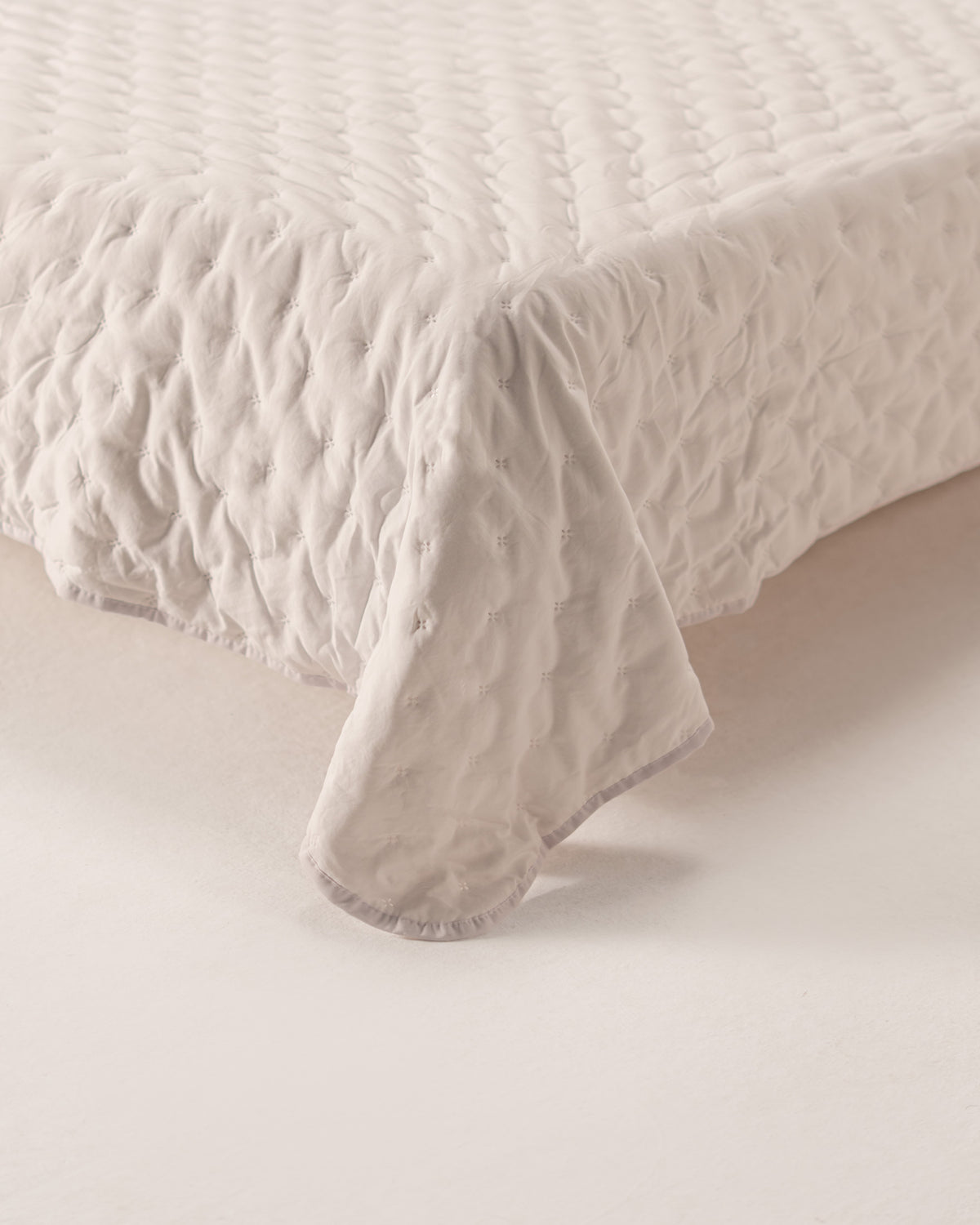 Double-Face Capitonné Quilt Set - Microfiber