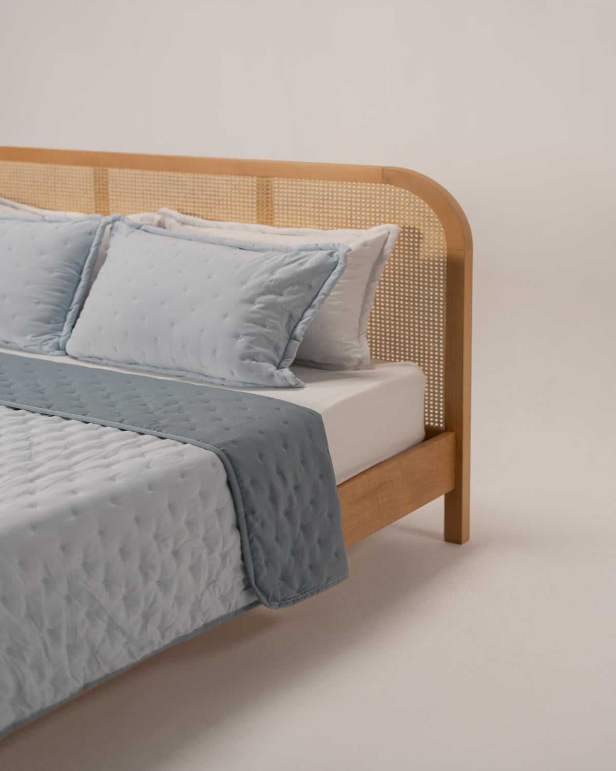 Double-Face Capitonné Quilt Set - Microfiber