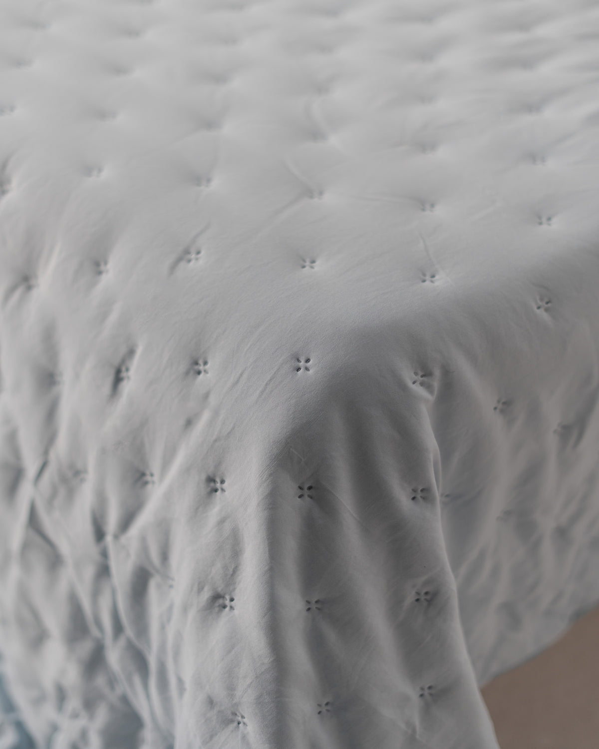 Double-Face Capitonné Quilt Set - Microfiber