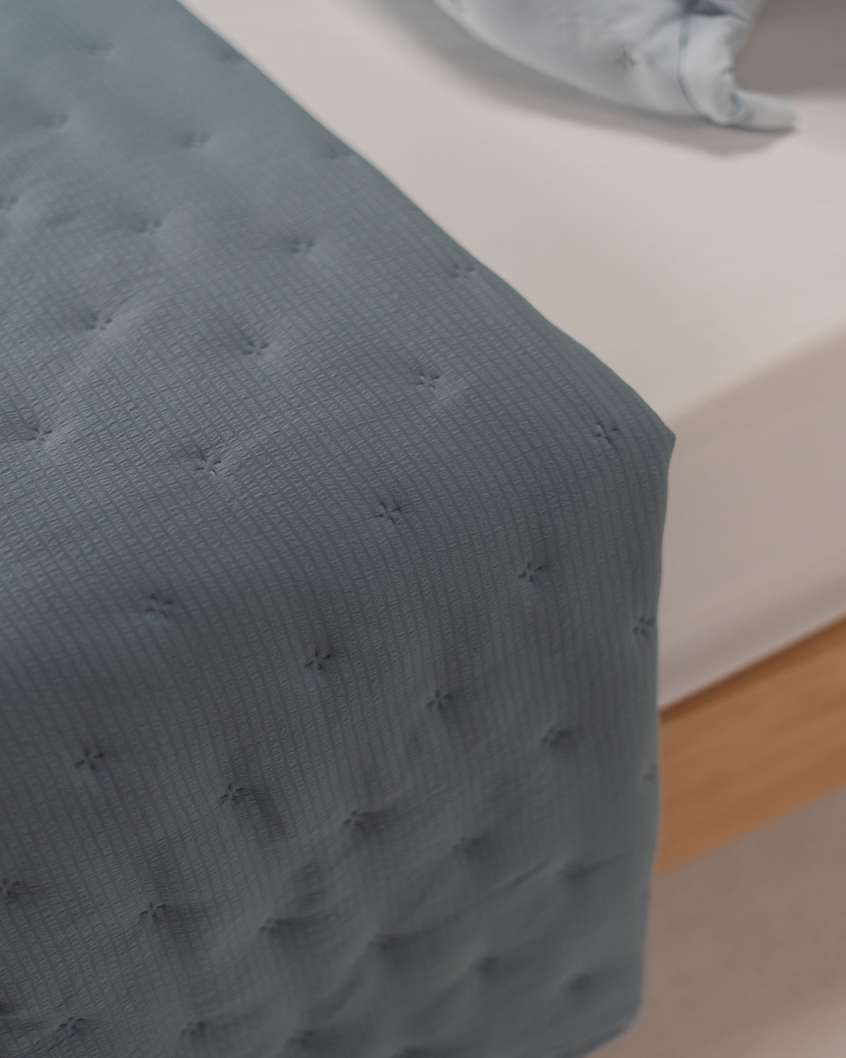 Double-Face Capitonné Quilt Set - Microfiber