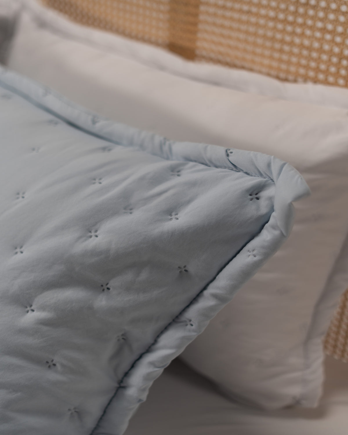 Double-Face Capitonné Quilt Set - Microfiber