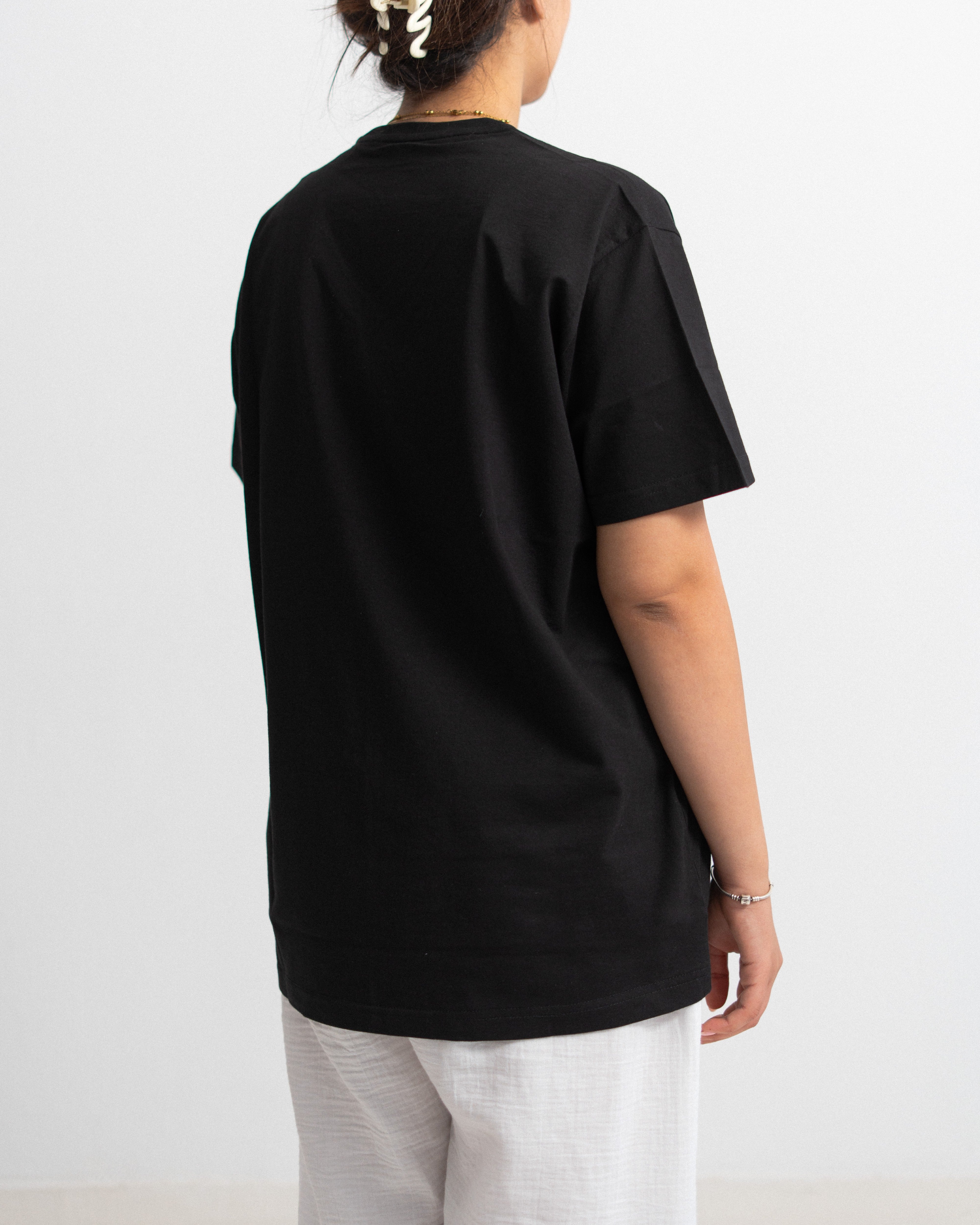 Regular Cotton T-shirt -  V Neck