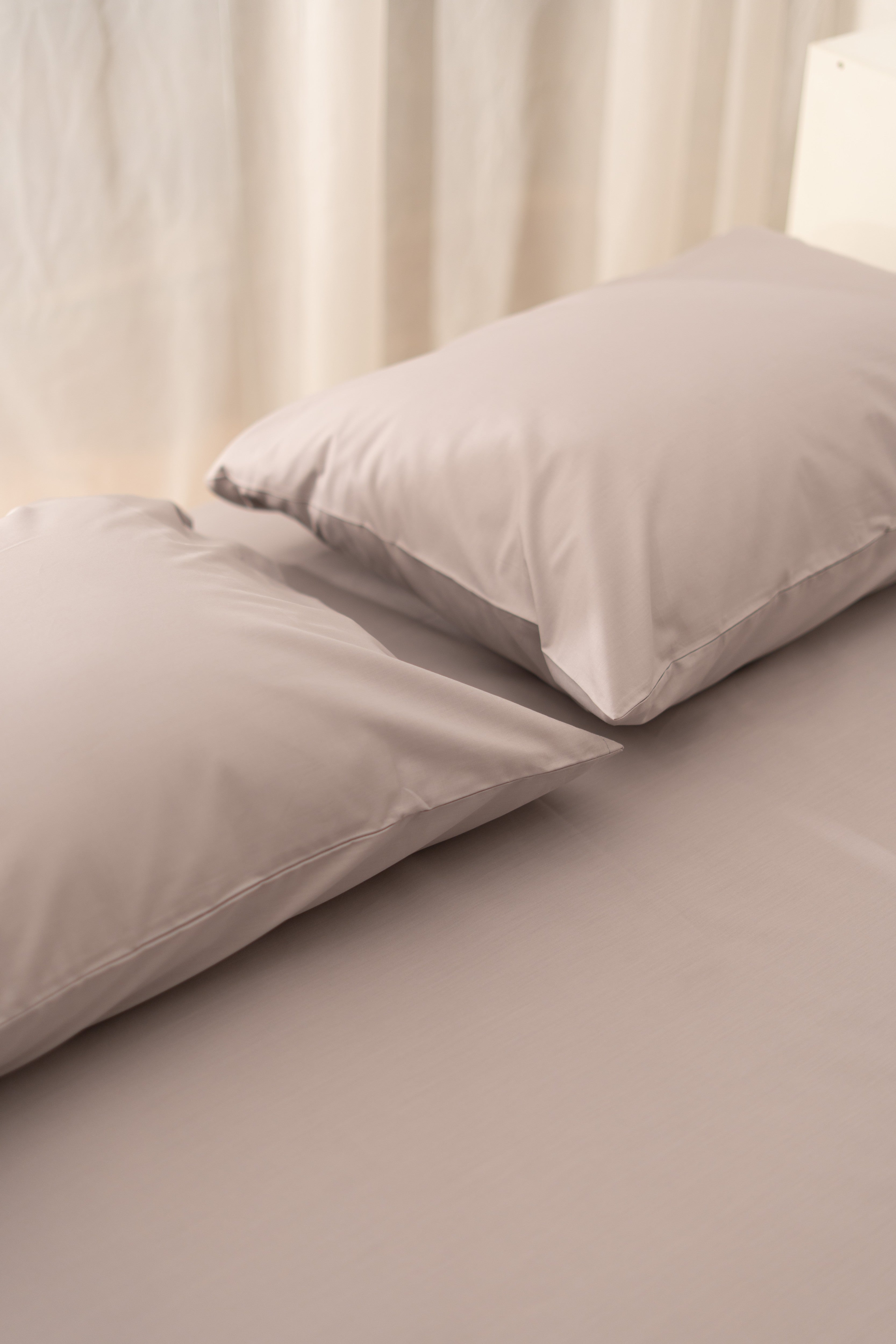 Bedsheet Set - Flat - Plain - Egyptian Cotton