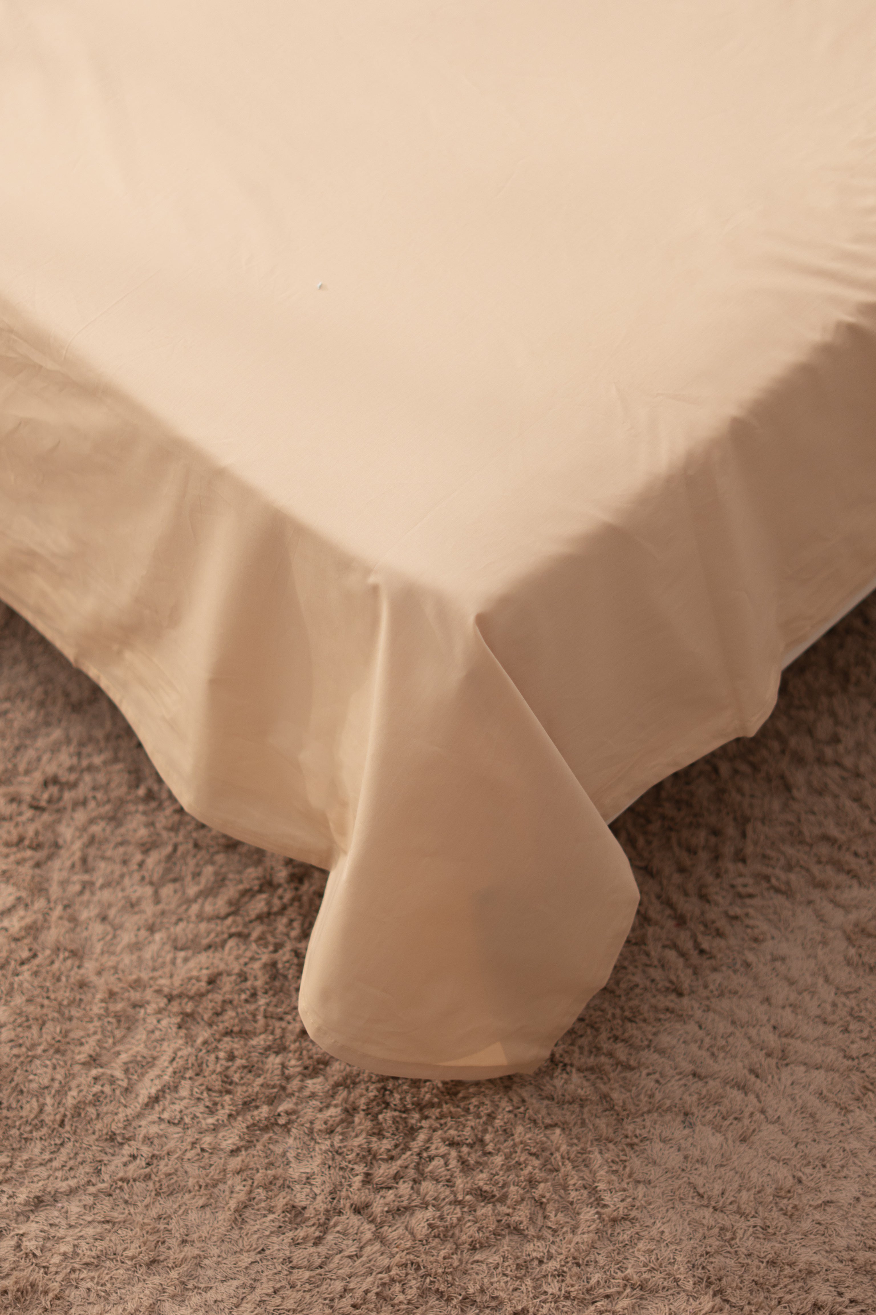 Bedsheet Set - Flat - Plain - Egyptian Cotton