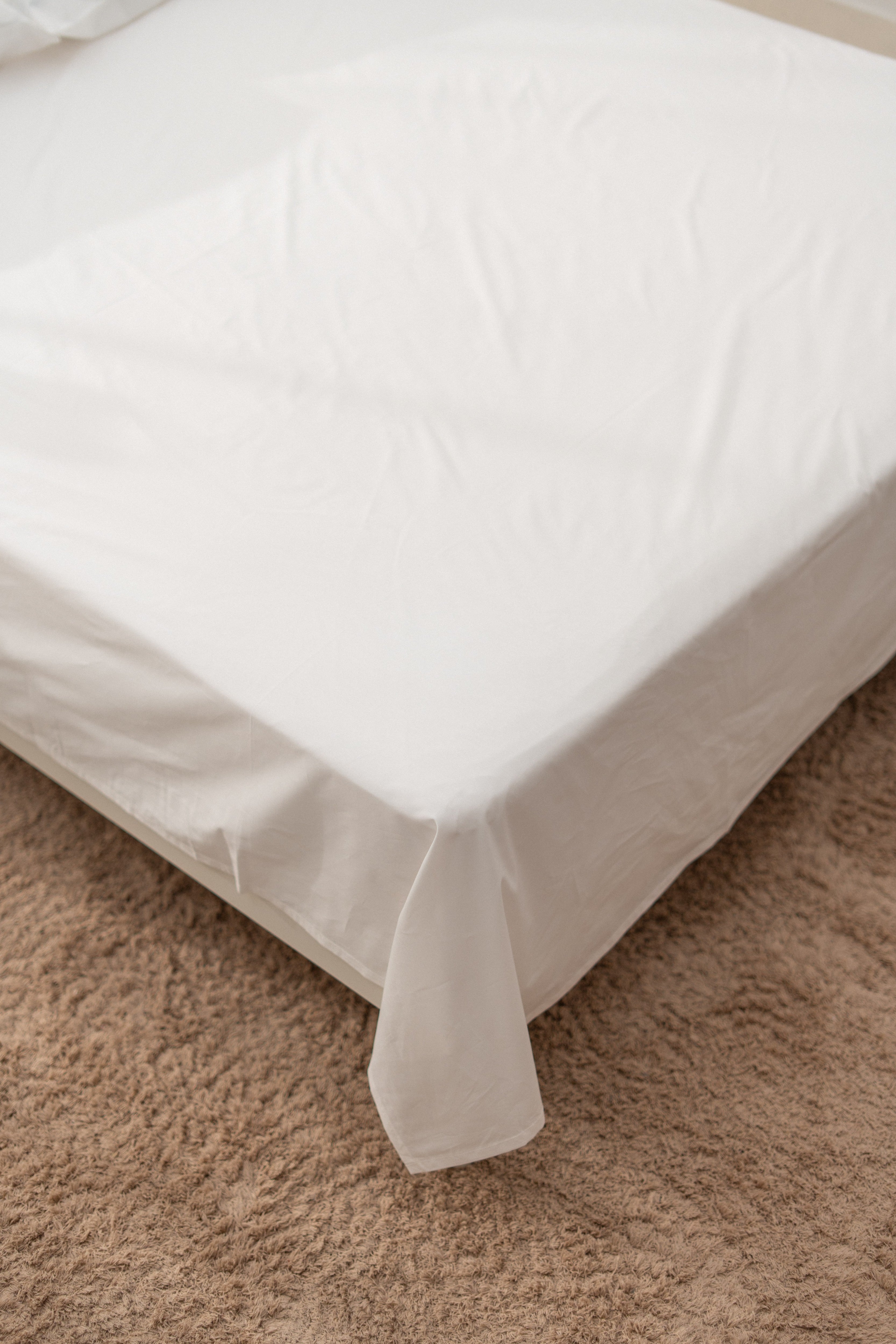 Bedsheet Set - Flat - Plain - Egyptian Cotton