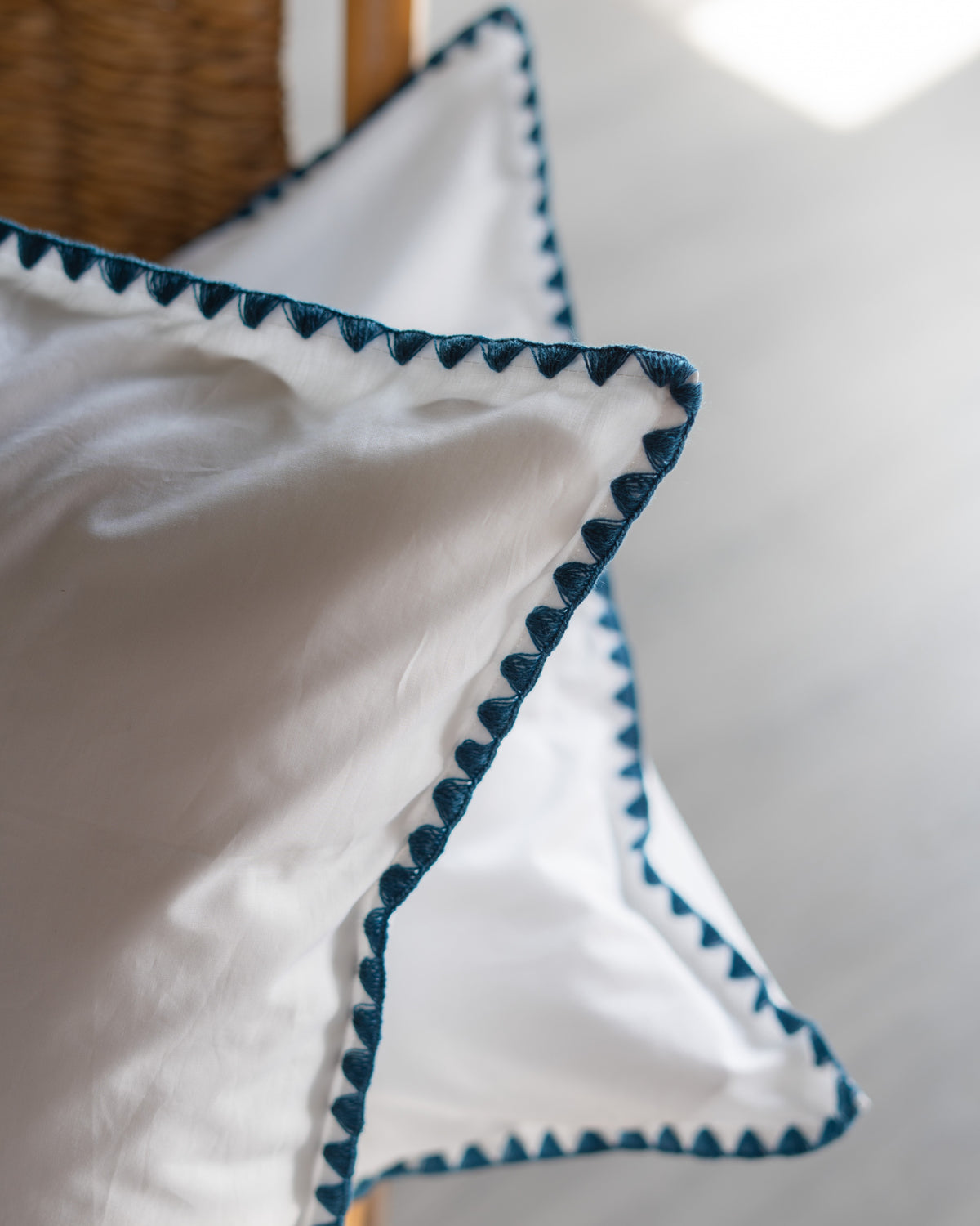 Crochet-Border Bedsheet Set - Flat - Egyptian Cotton