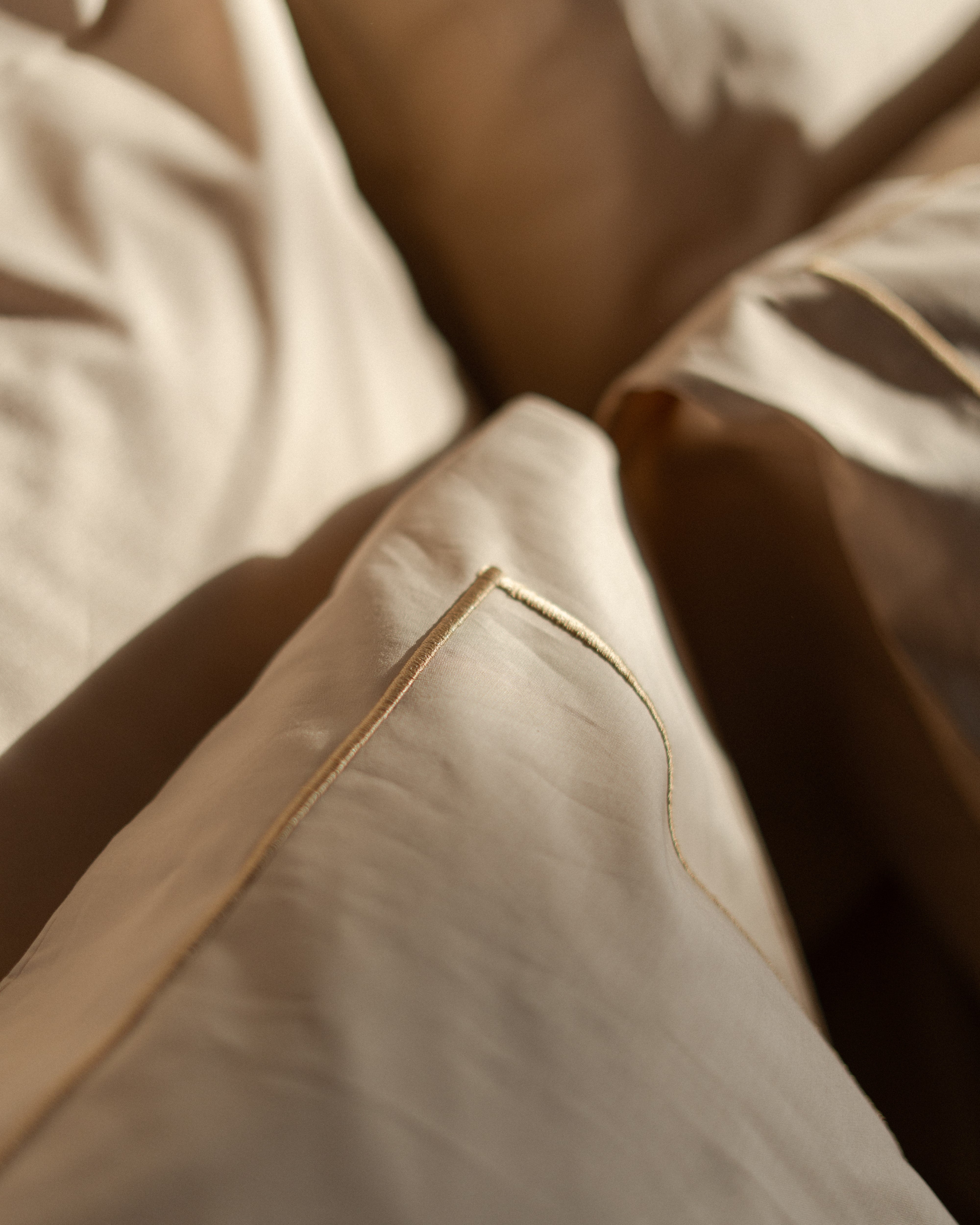 Bedsheet Set - Flat - Single Frame Embroidery - Egyptian Cotton