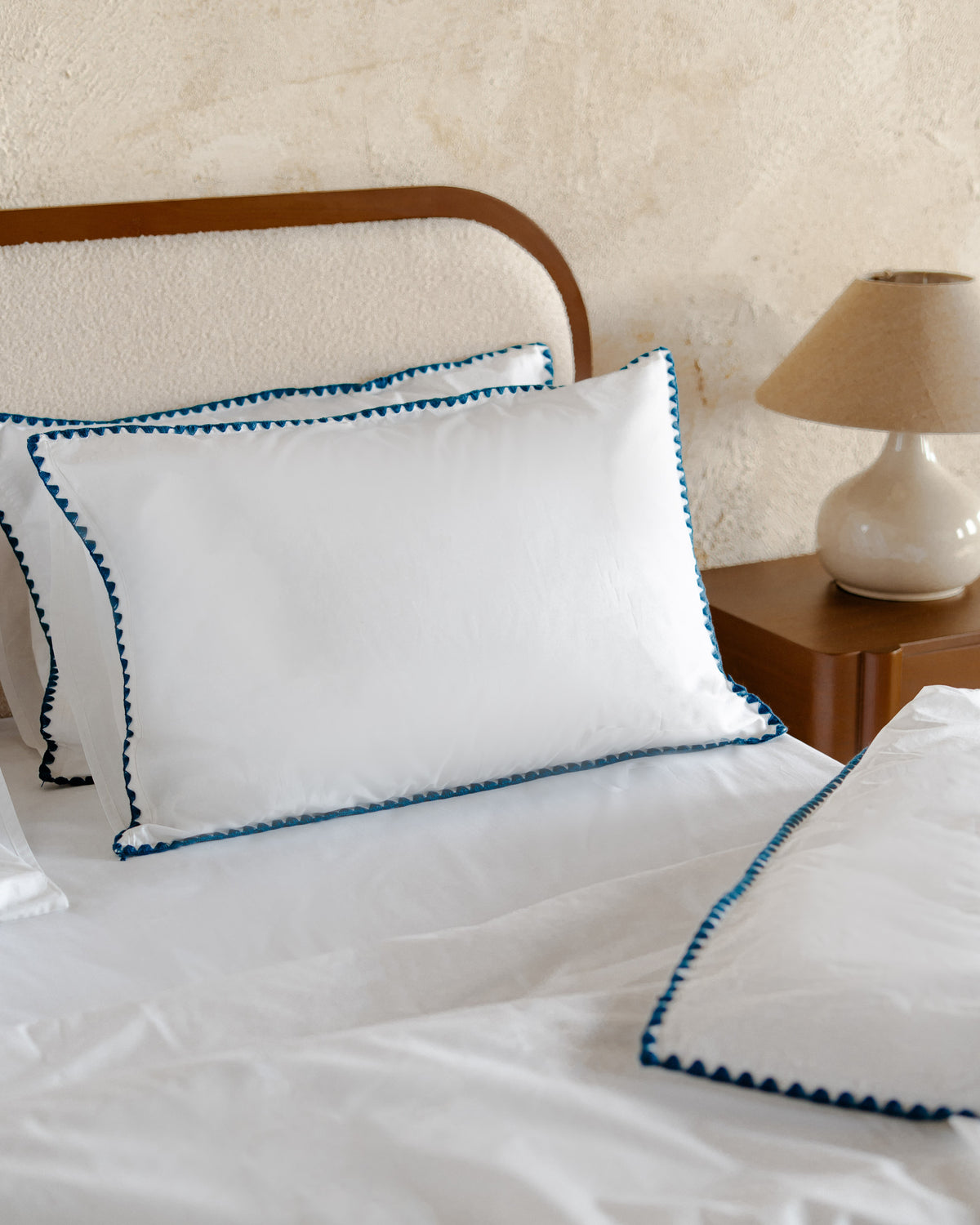 Crochet - Border Bedsheet Set - Fitted - Egyptian Cotton