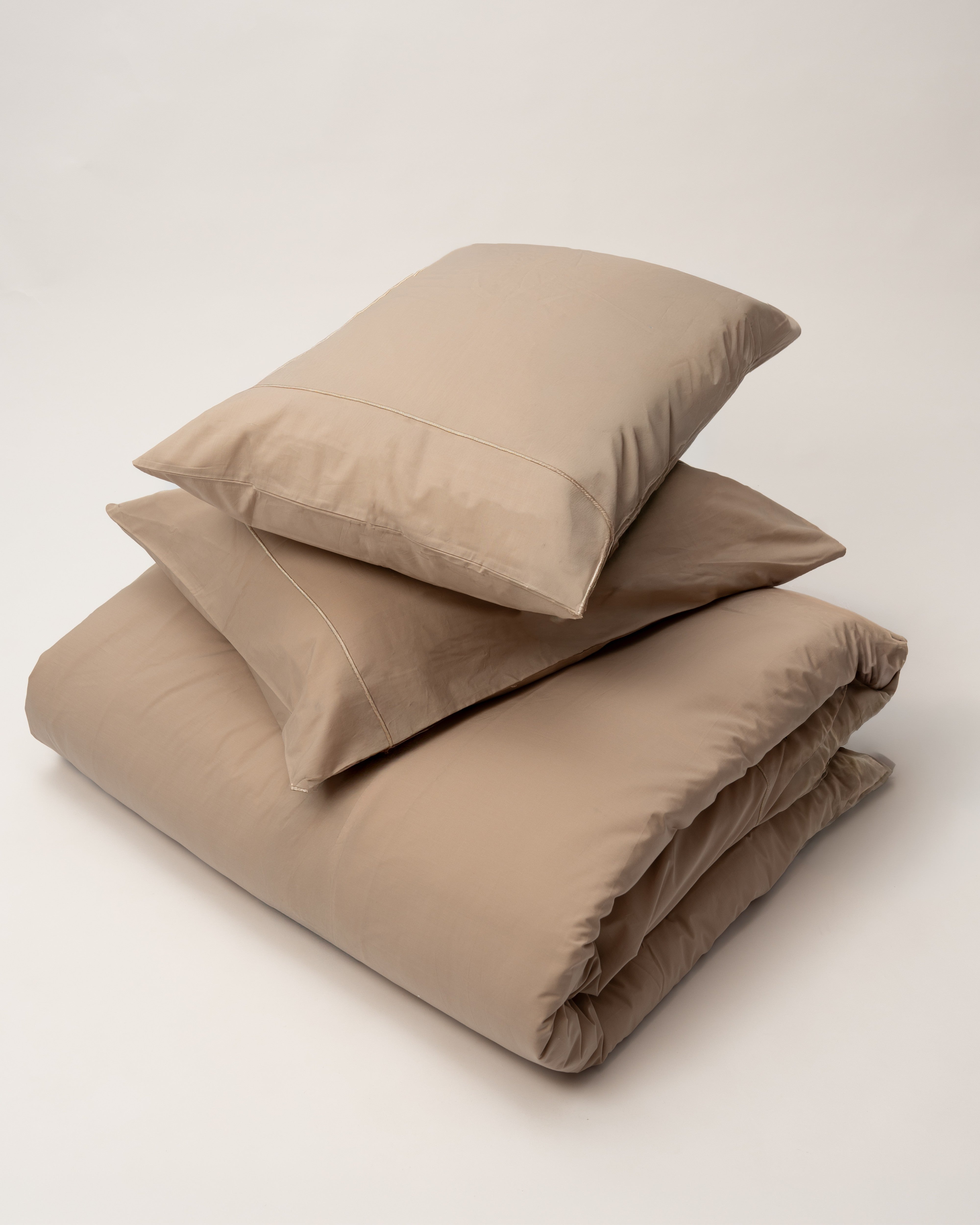 Duvet Cover Set - Single Line Embroidery - Egyptian Cotton