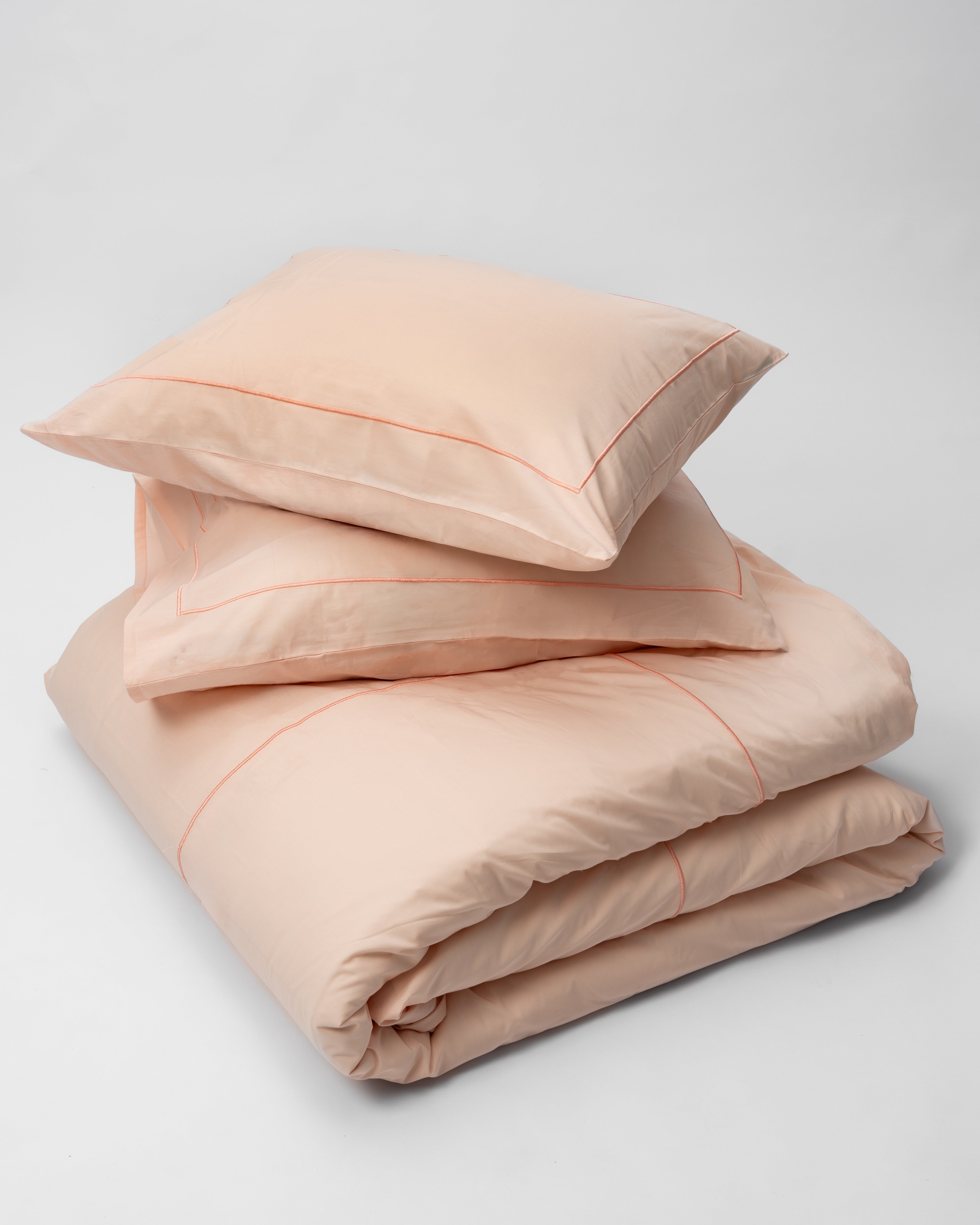 Duvet Cover Set - Single Frame Embroidery - Egyptian Cotton
